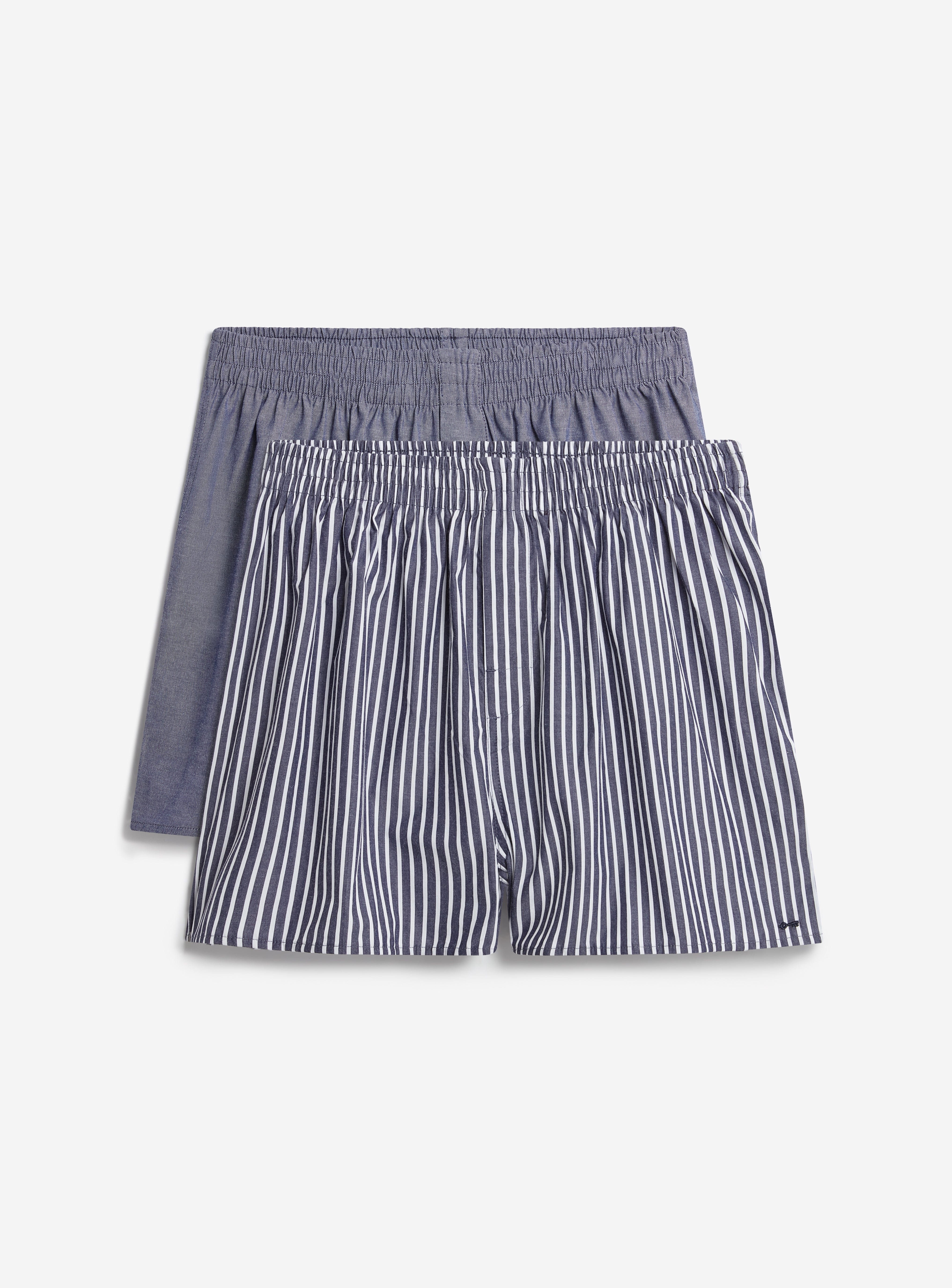 2 Pack Boxers | Cotton | Blue/Navy