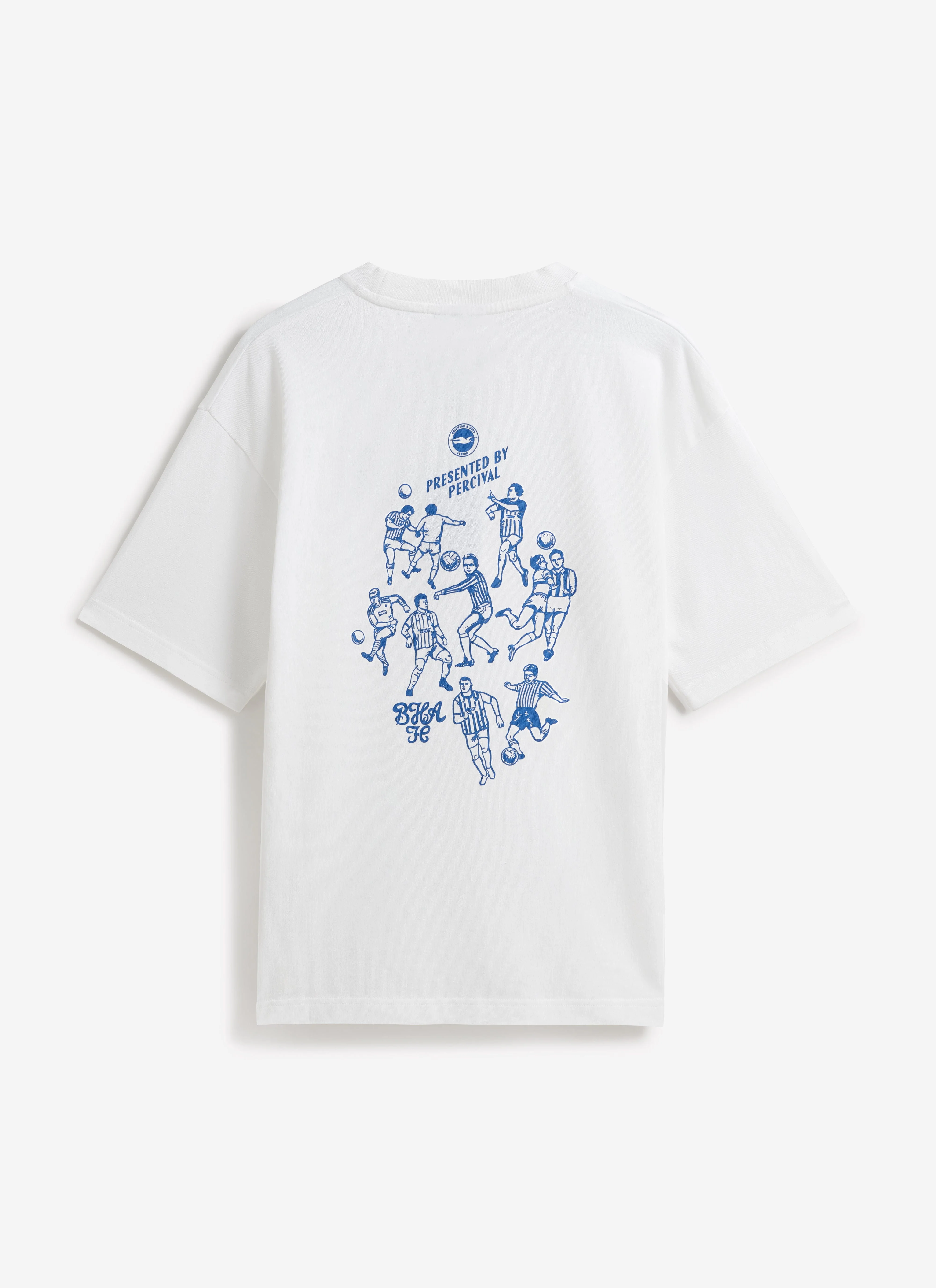 Archive Kits T Shirt | Brighton & Hove Albion F.C. x Percival | White - Image 6