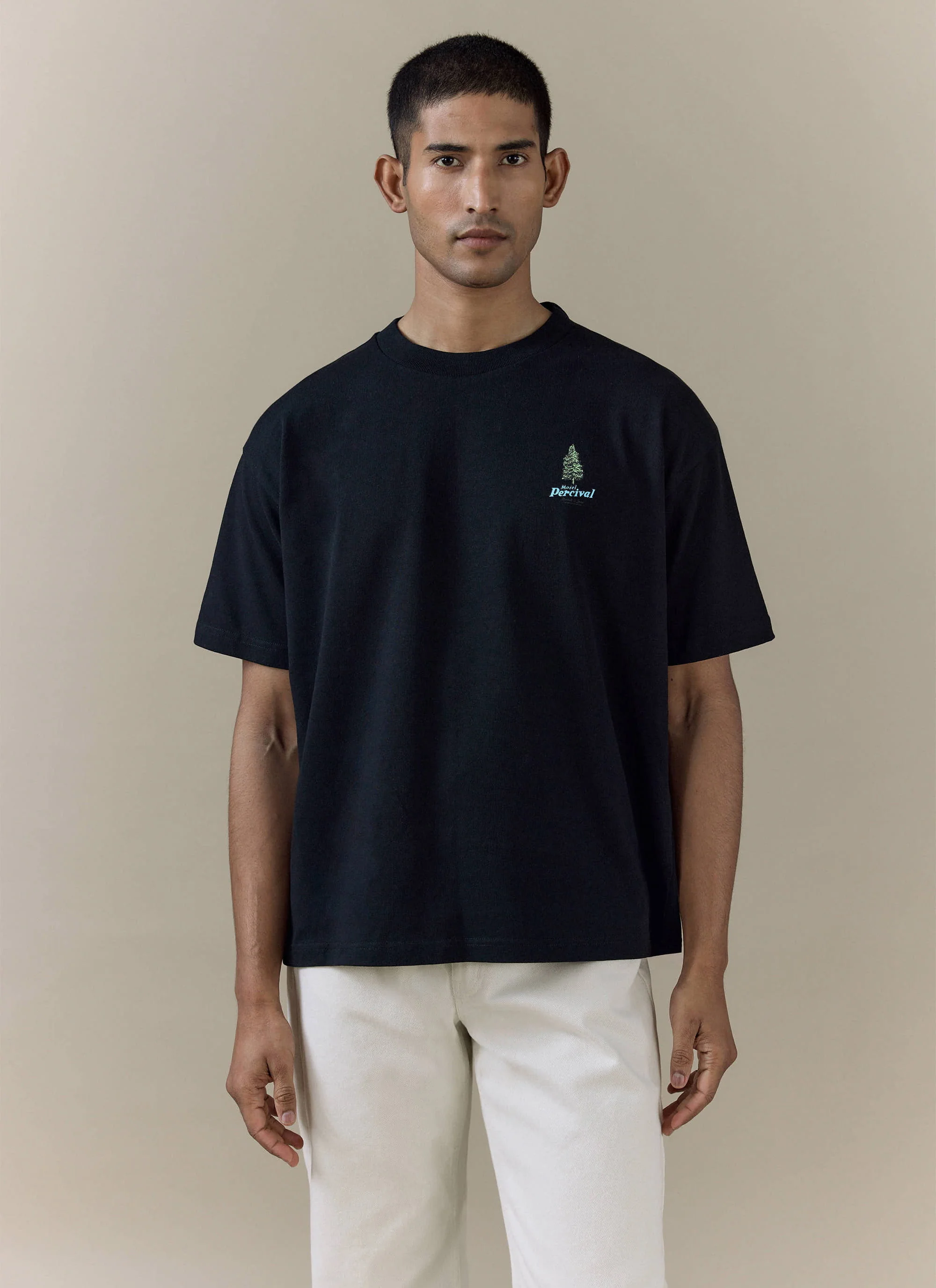 Arnold Oversized T Shirt | Organic Cotton | Black - Image 4
