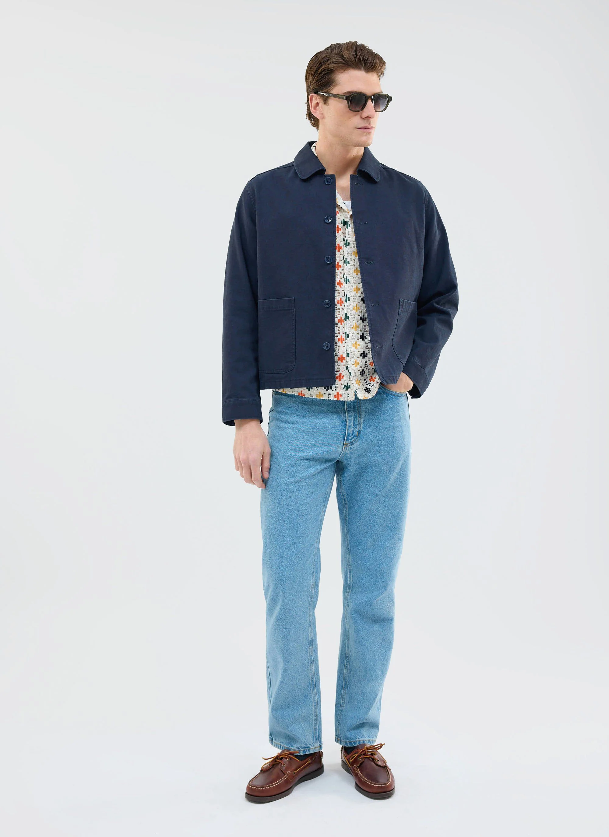 Bailing Crochet Cuban Shirt | Multi - Image 6