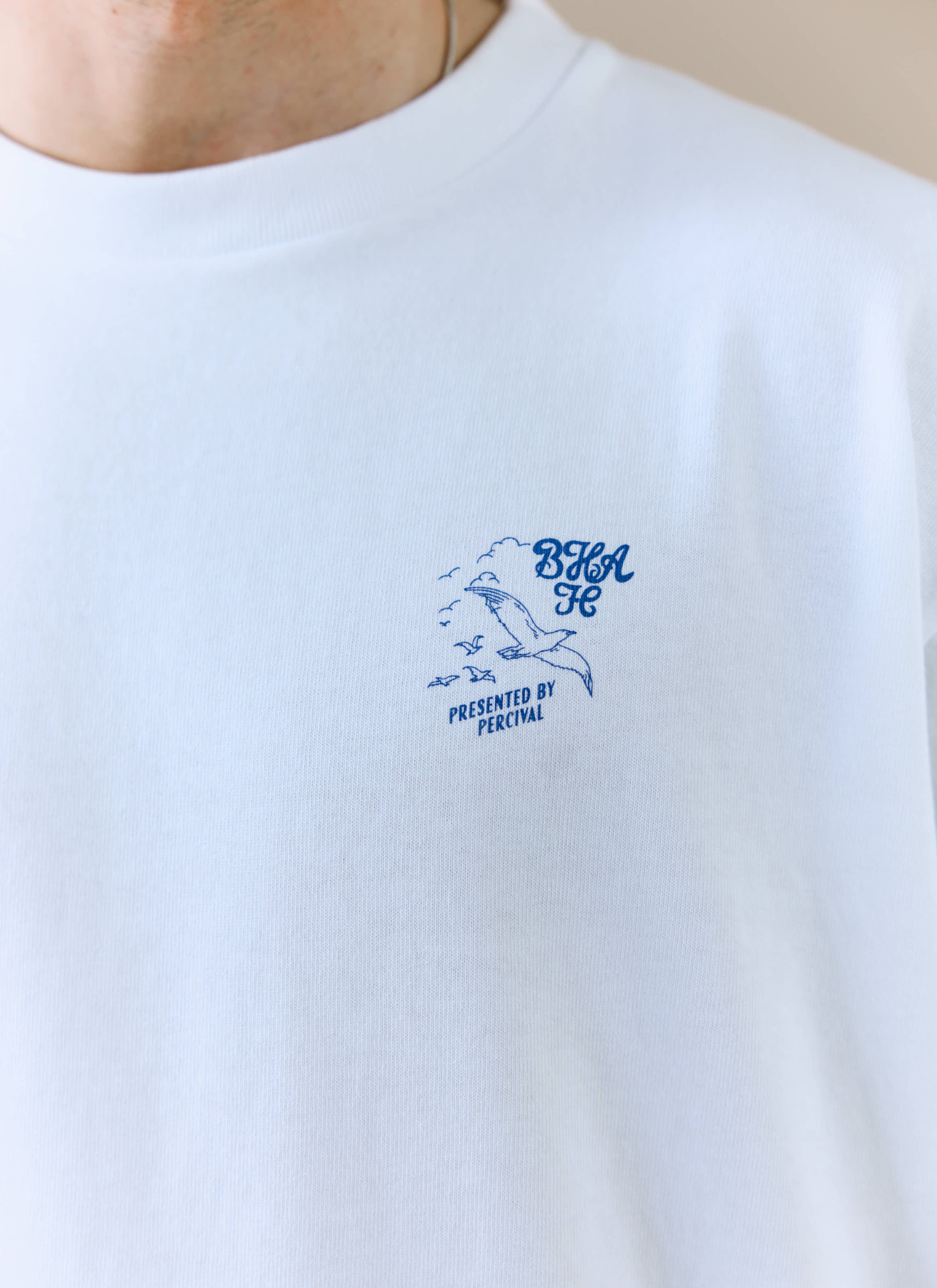 Beach Front T Shirt | Brighton & Hove Albion F.C. x Percival | White - Image 4