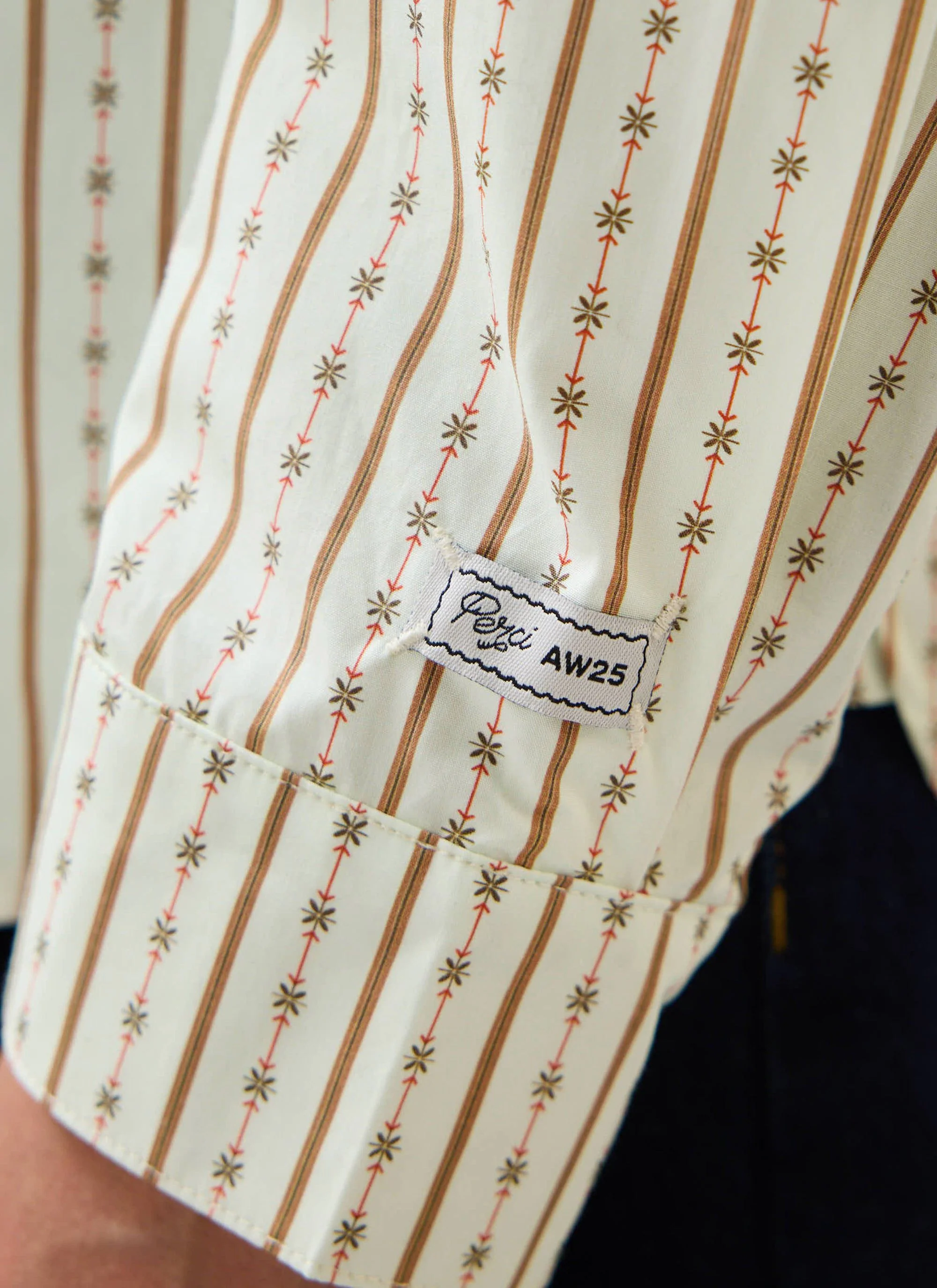 Binding Oversized Pearce Shirt | Cotton | Cream - Image 7