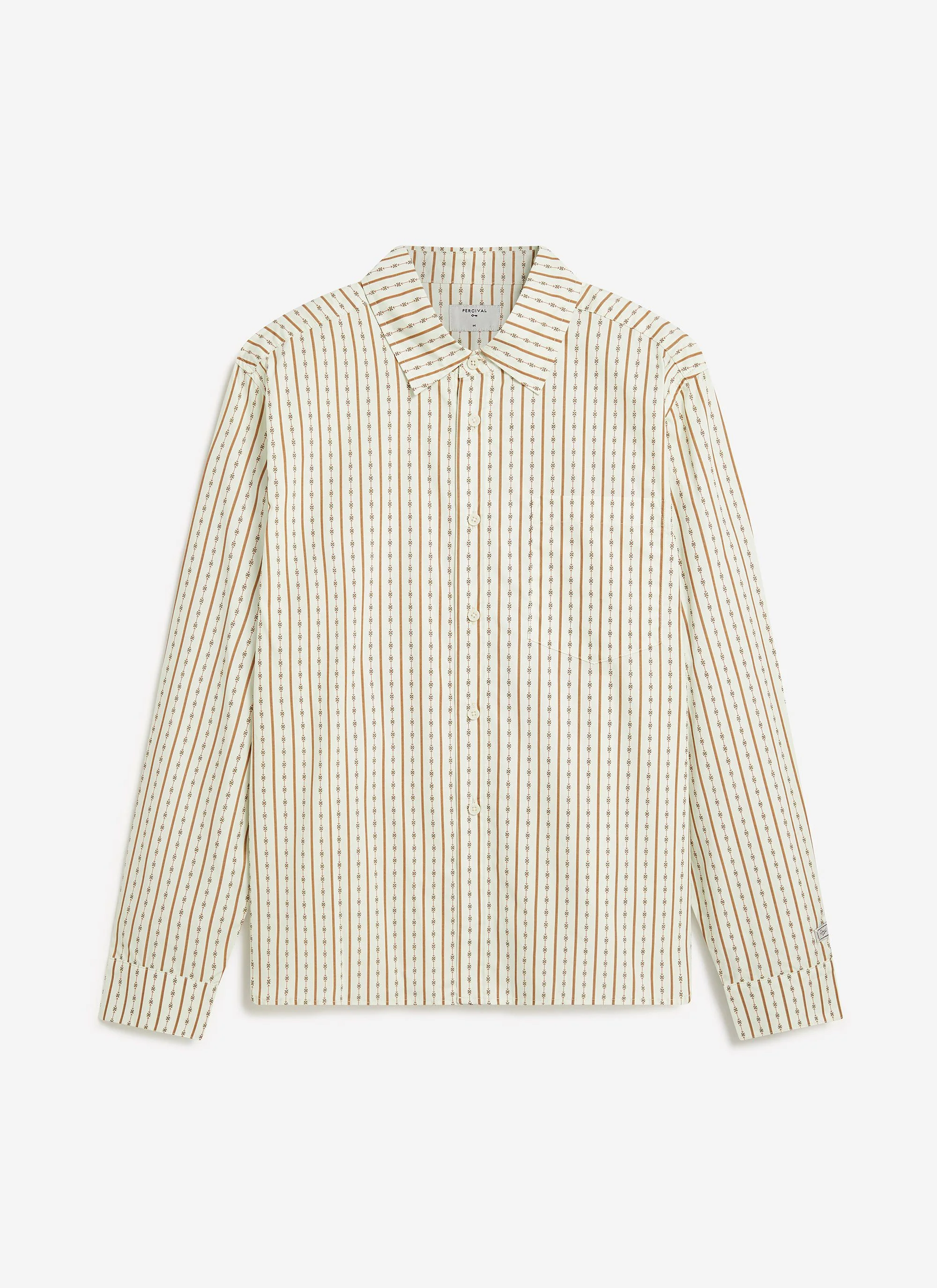 Binding Oversized Pearce Shirt | Cotton | Cream - Image 8