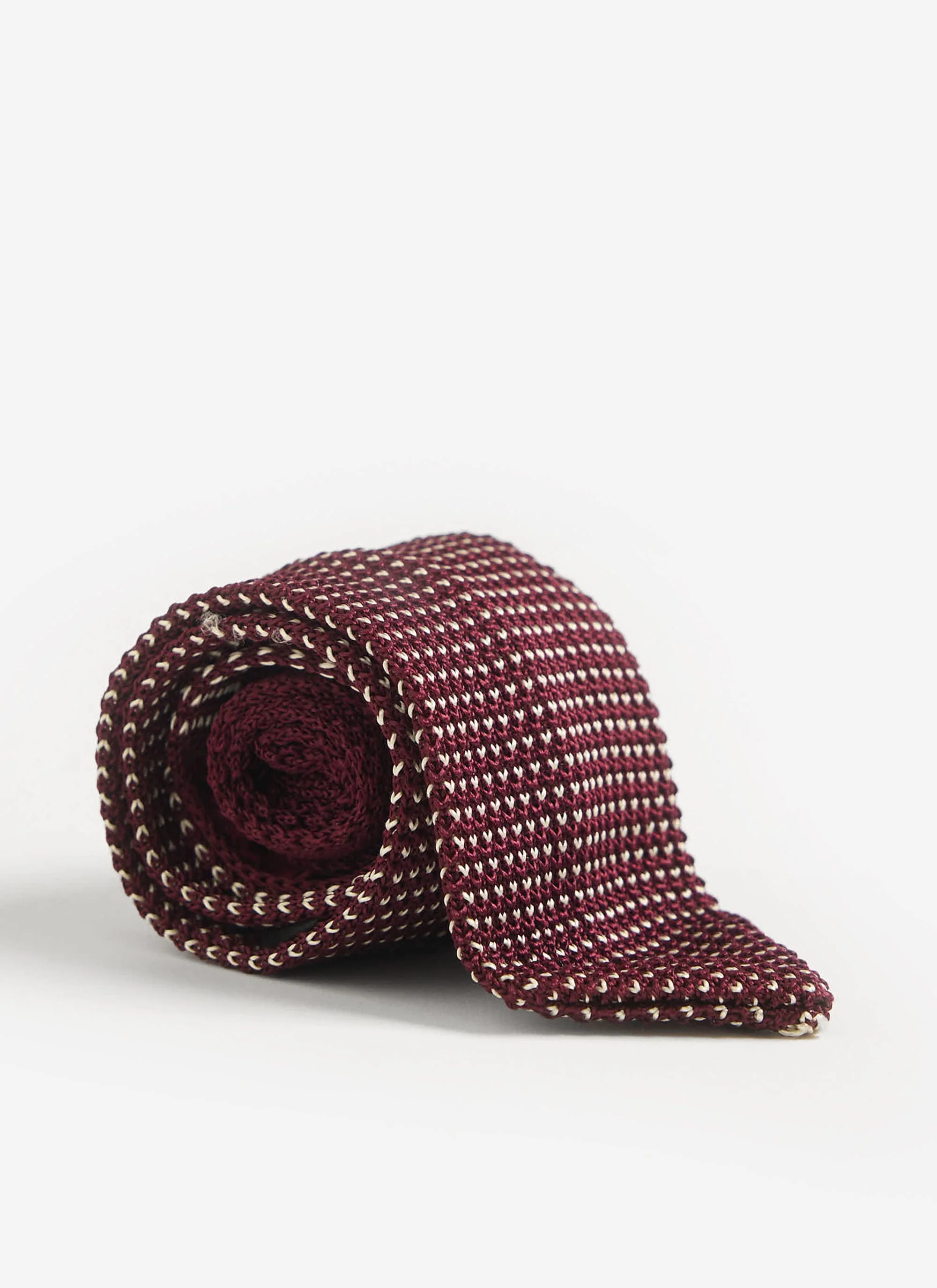 Birdseye Silk Tie | Red - Image 2