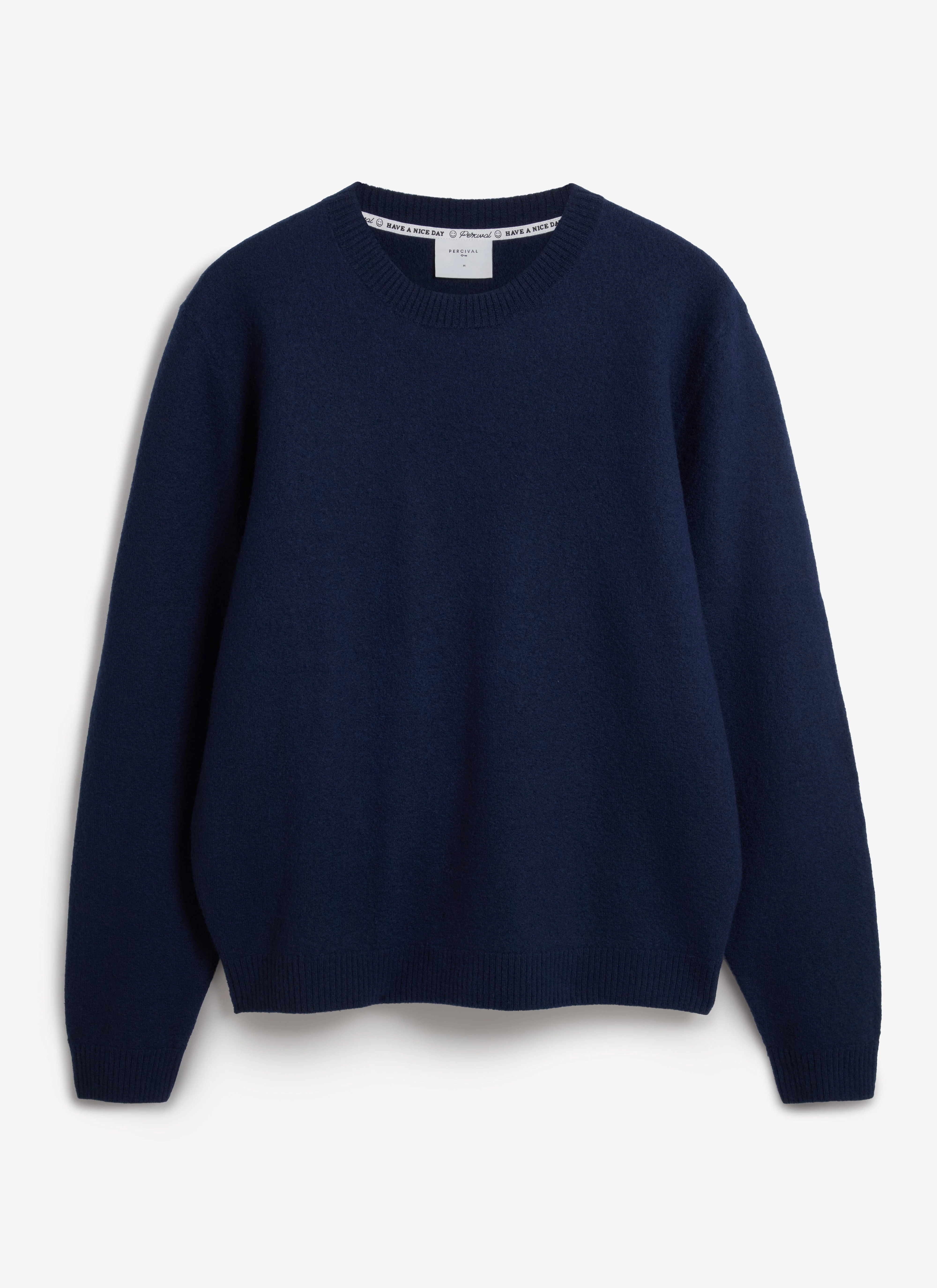 Felted Relaxed Jumper | Wool | Navy - Image 5
