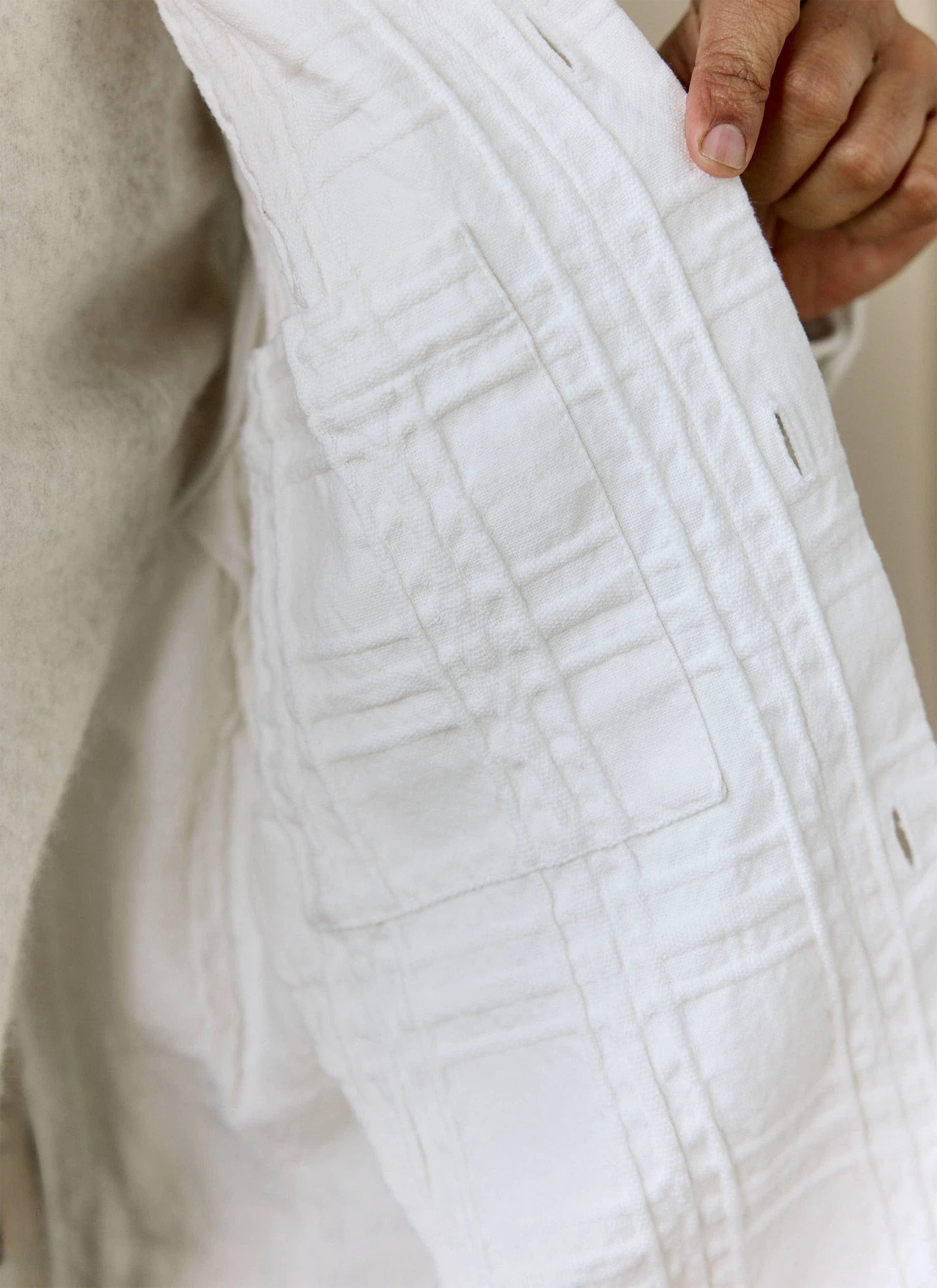 Canyon Heavyweight Overshirt | Cotton | White - Image 5