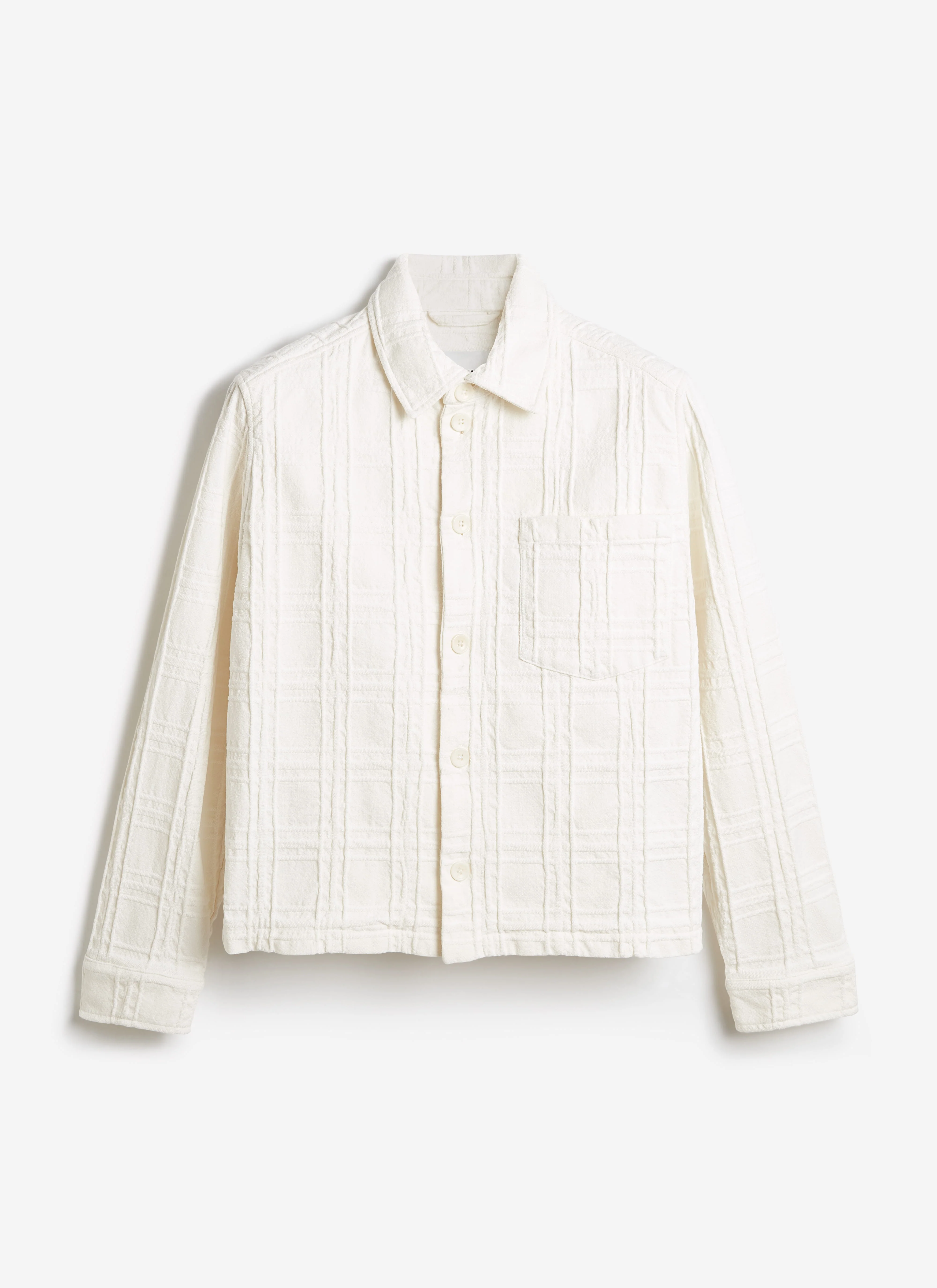 Canyon Heavyweight Overshirt | Cotton | White - Image 8