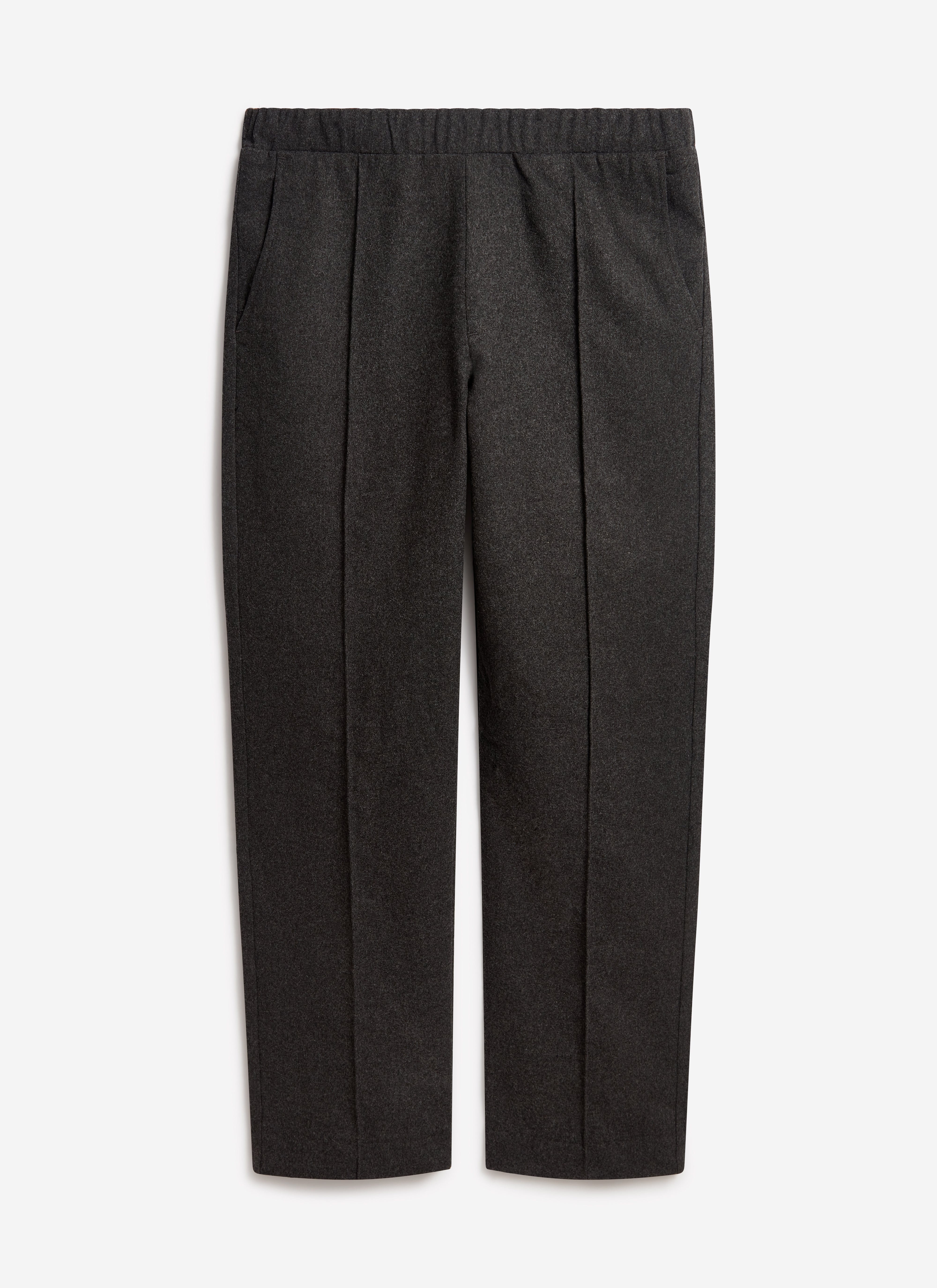 Caxton Smart Trousers | Brushed Wool | Black - Image 6