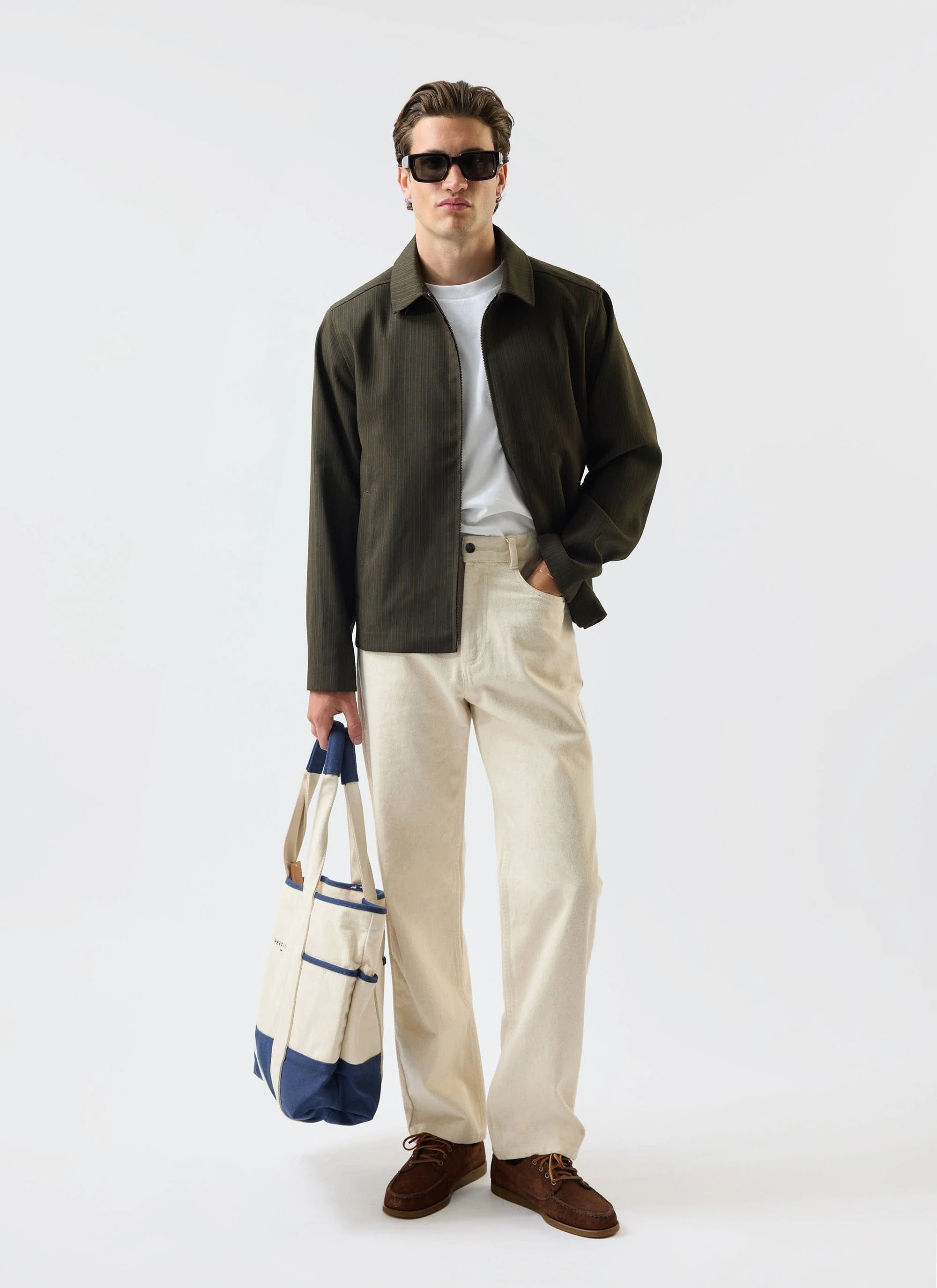 Men's Chapter Zip Up Jacket | Forest Green - Image 2