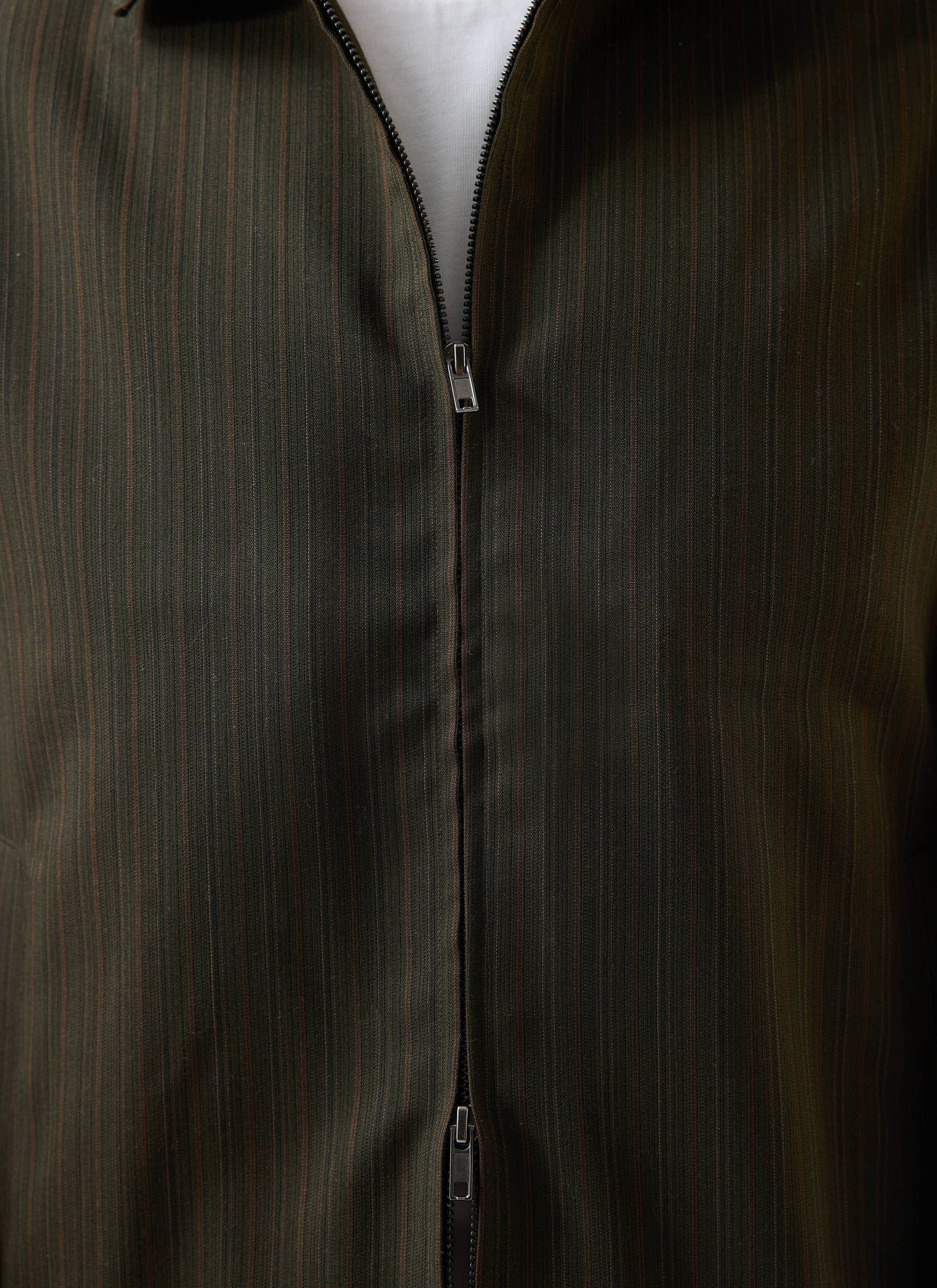 Men's Chapter Zip Up Jacket | Forest Green - Image 5