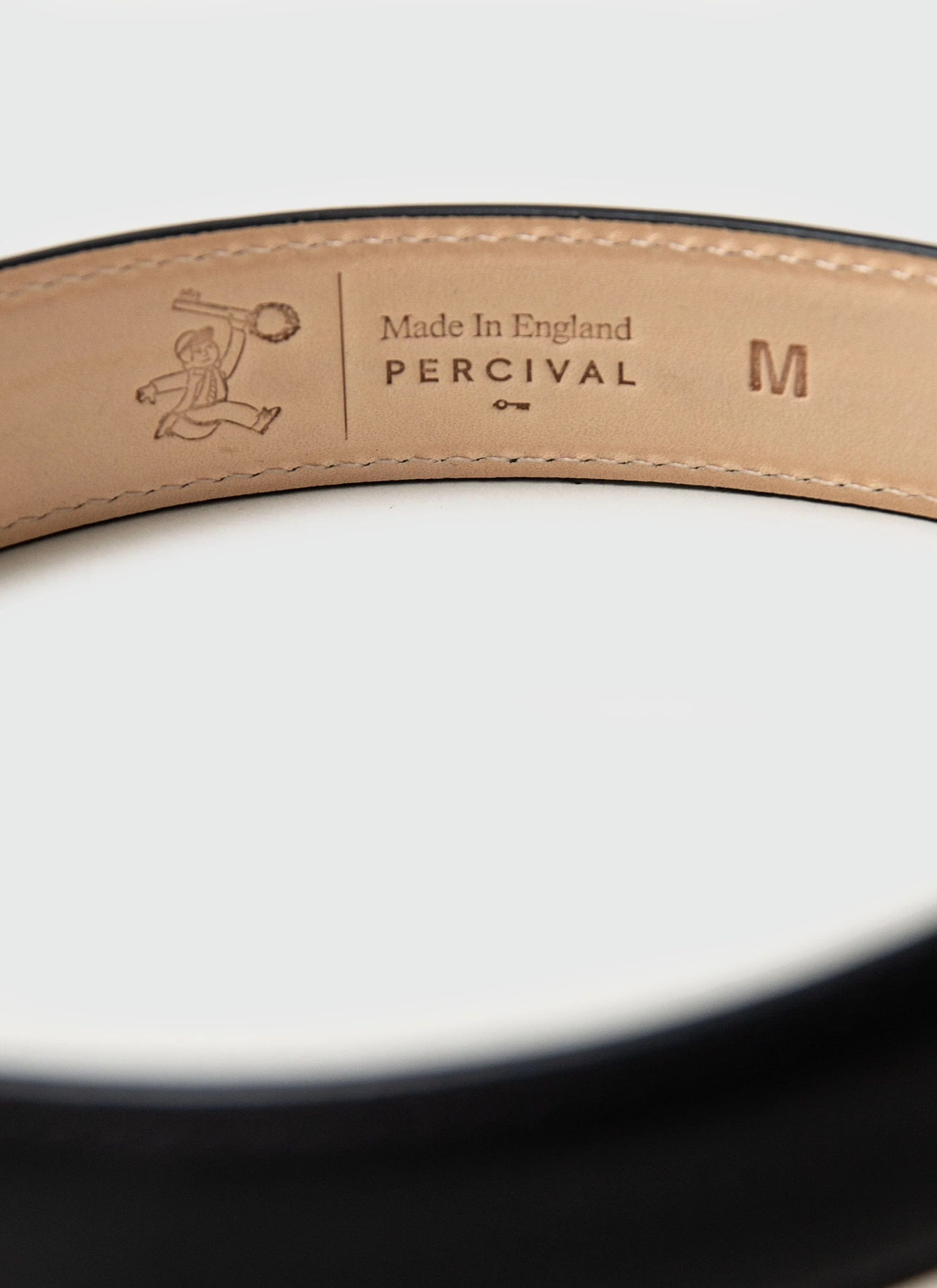 Men's Leather Dress Belt | Black - Image 3