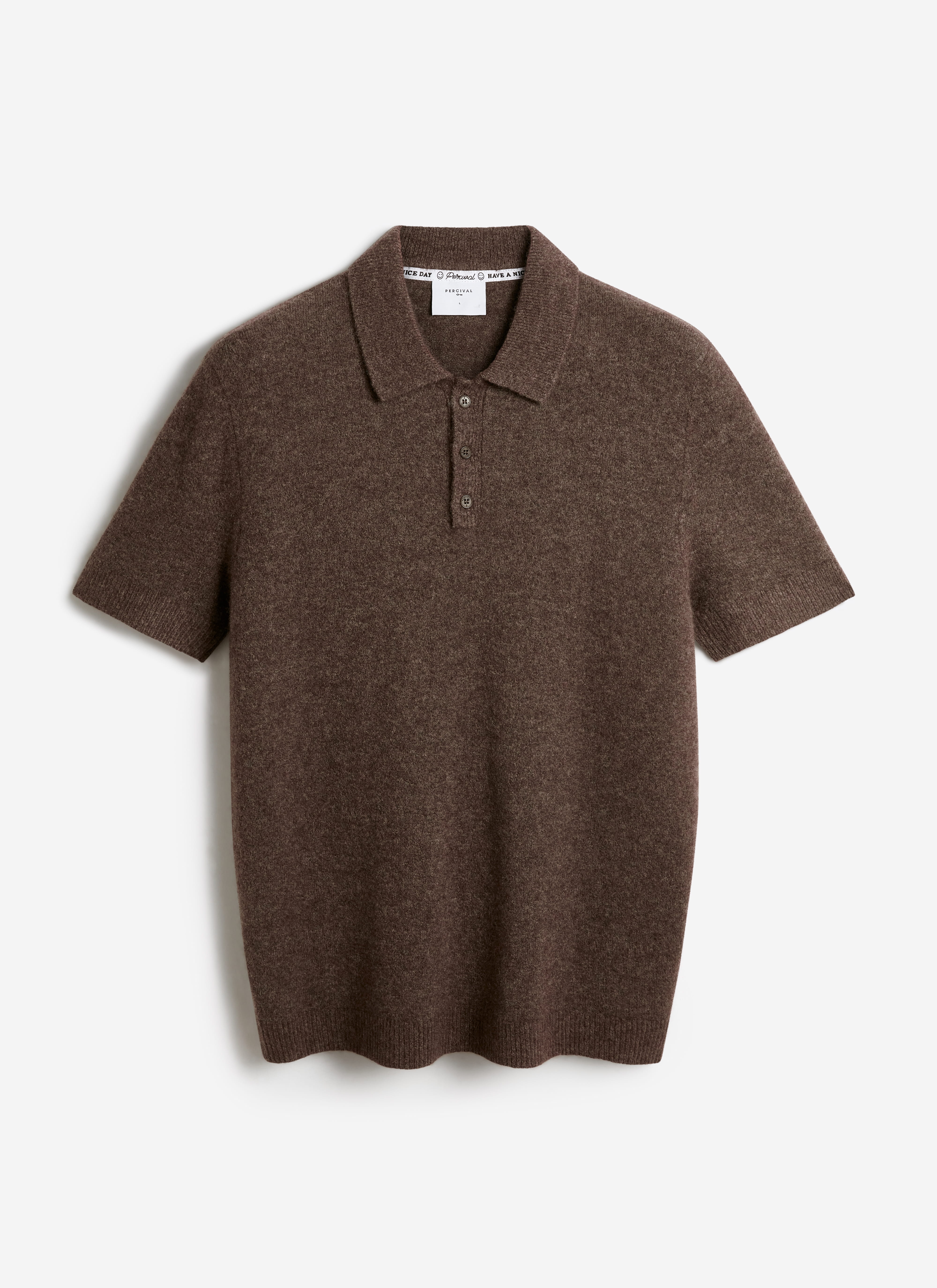 Collins Knitted Polo | Yak | Espresso - Image 8