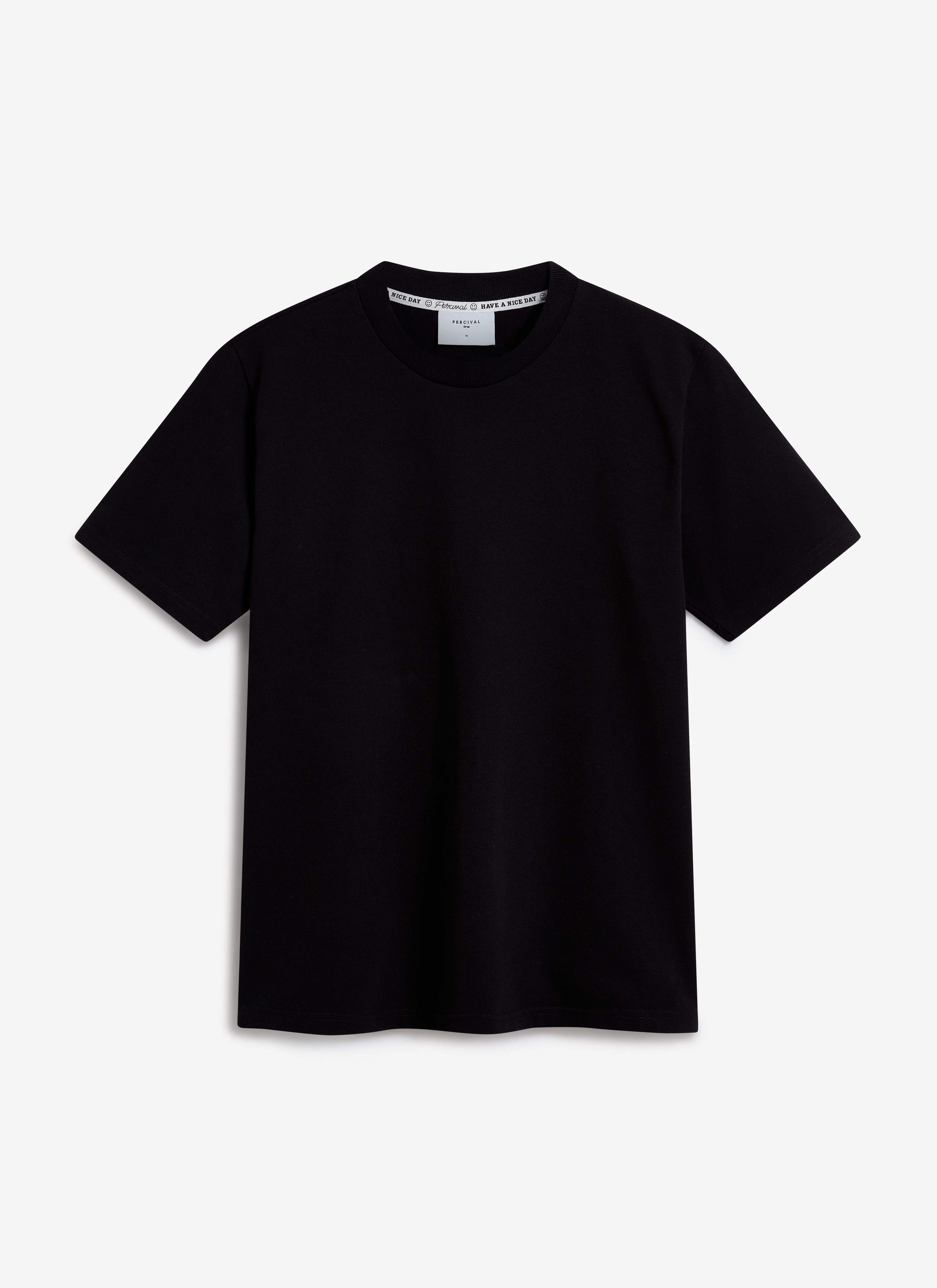 Cropped Regular Fit T Shirt | Organic Cotton | Black - Image 6