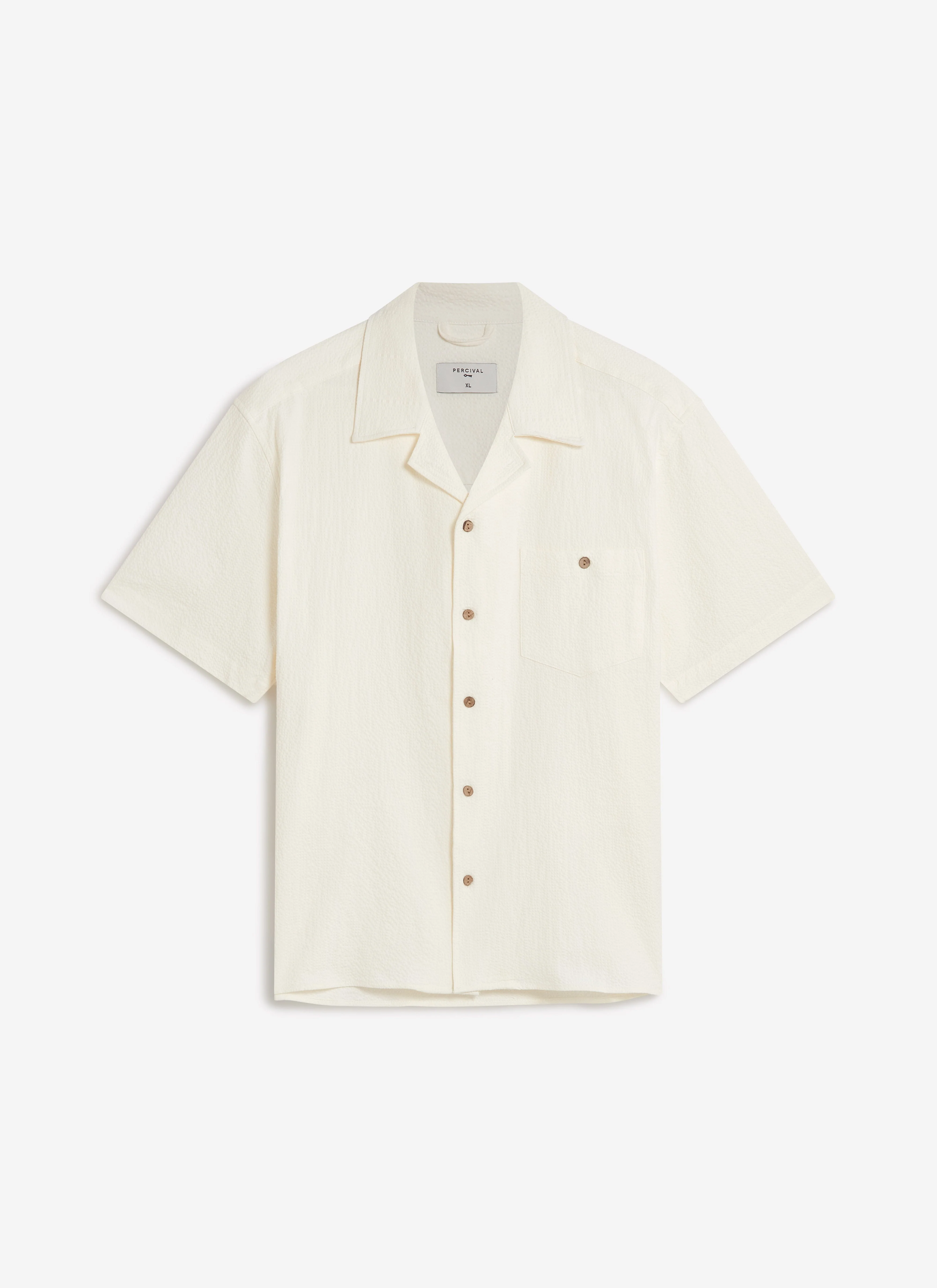 Cuban Shirt | Seersucker | Cream - Image 6