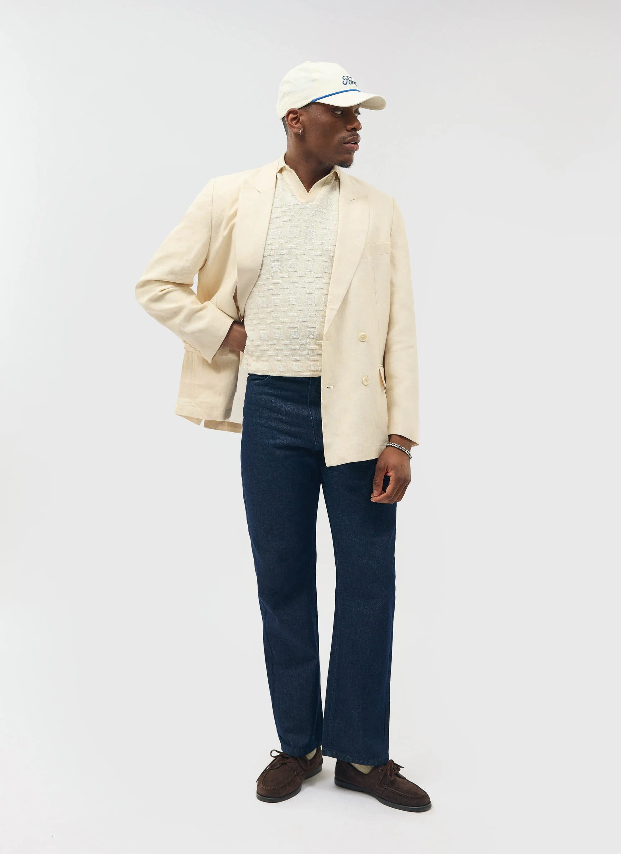 Deck Negroni Knitted Shirt | Cotton | Cream - Image 5