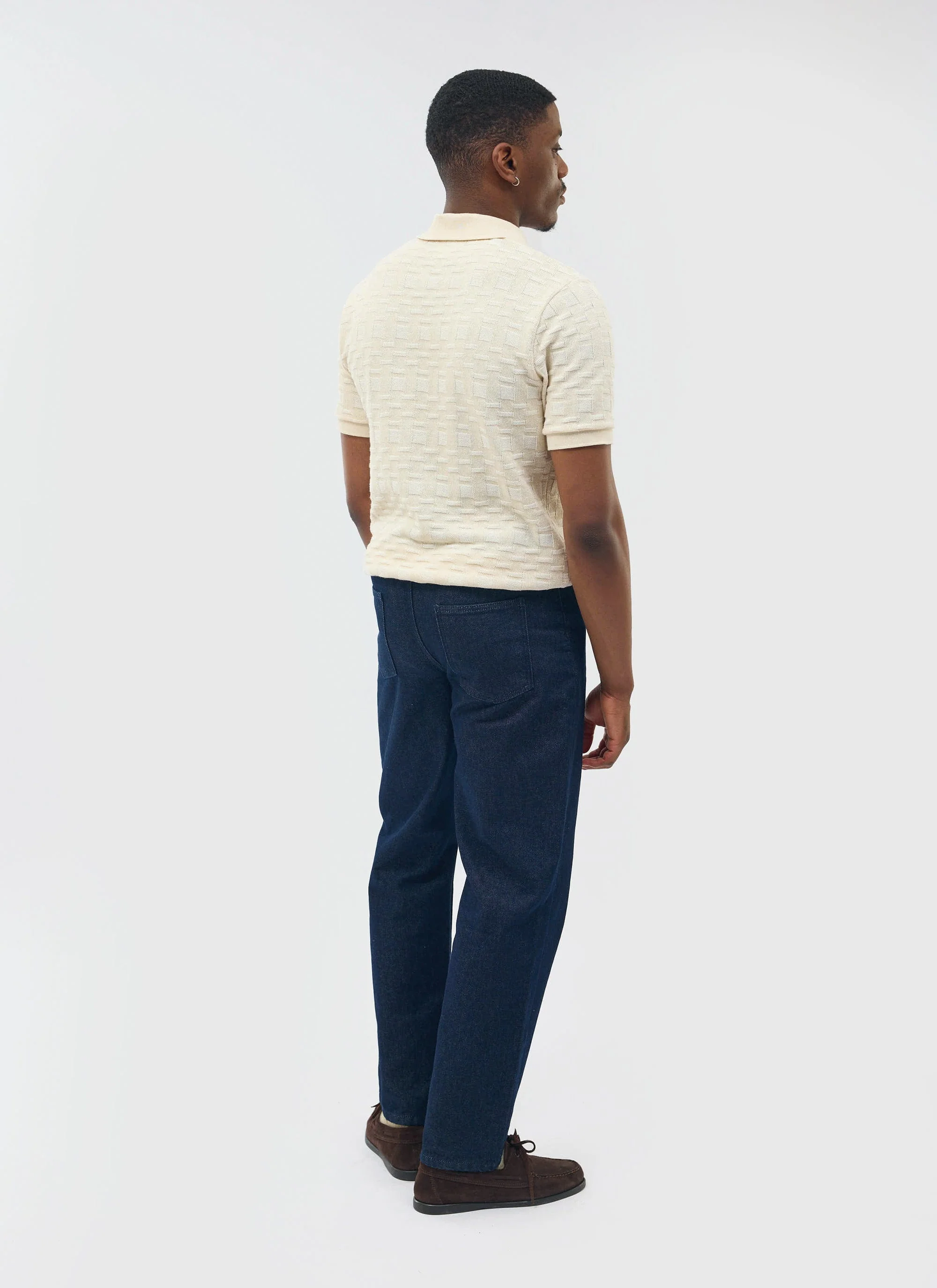 Deck Negroni Knitted Shirt | Cotton | Cream - Image 9