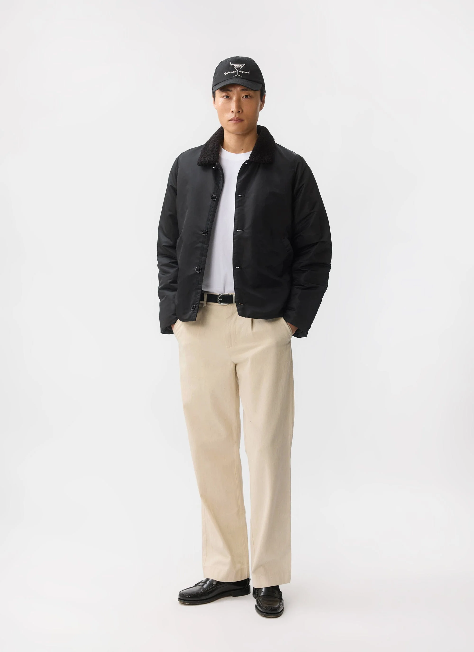 Doppio Bomber Jacket | Nylon | Black - Image 3