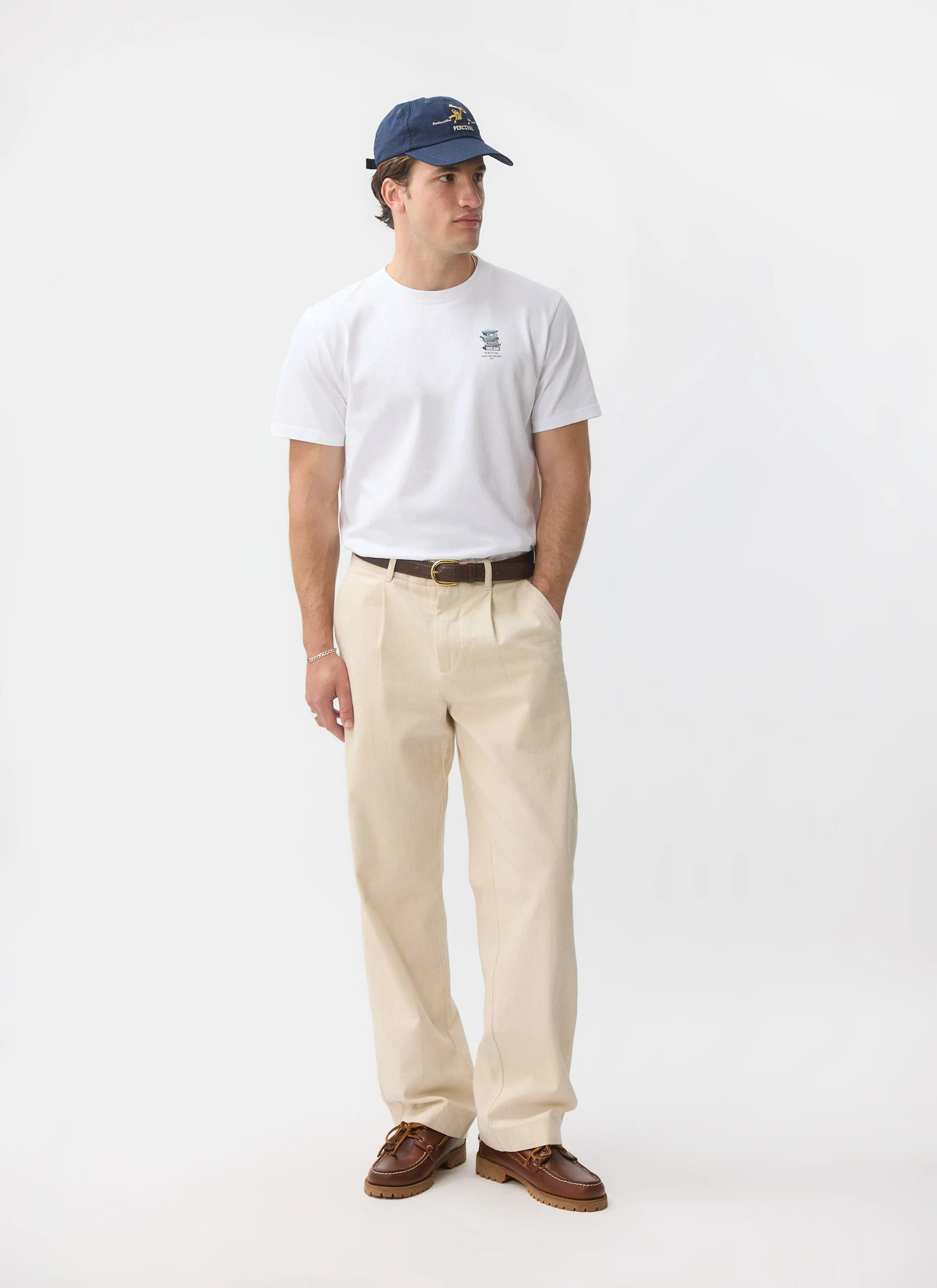 Duke T Shirt | Organic Cotton | White - Image 2