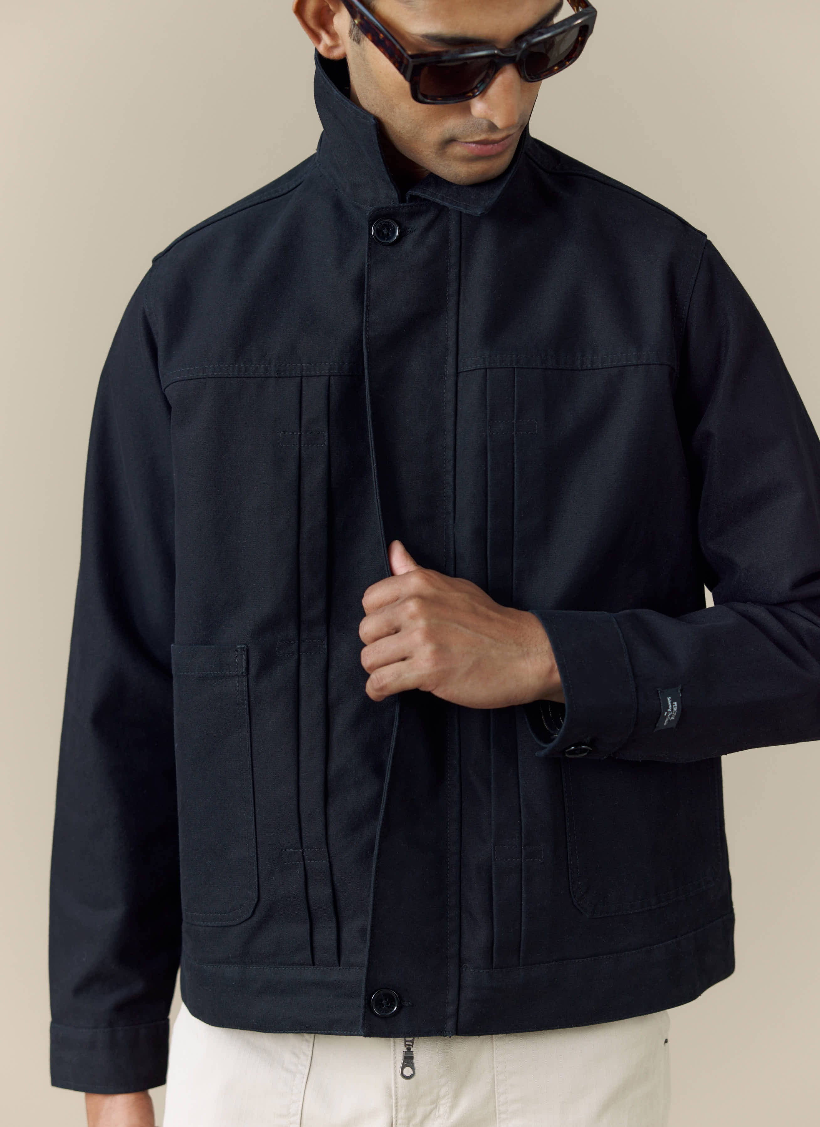 Ernst Jacket | Cotton | Black