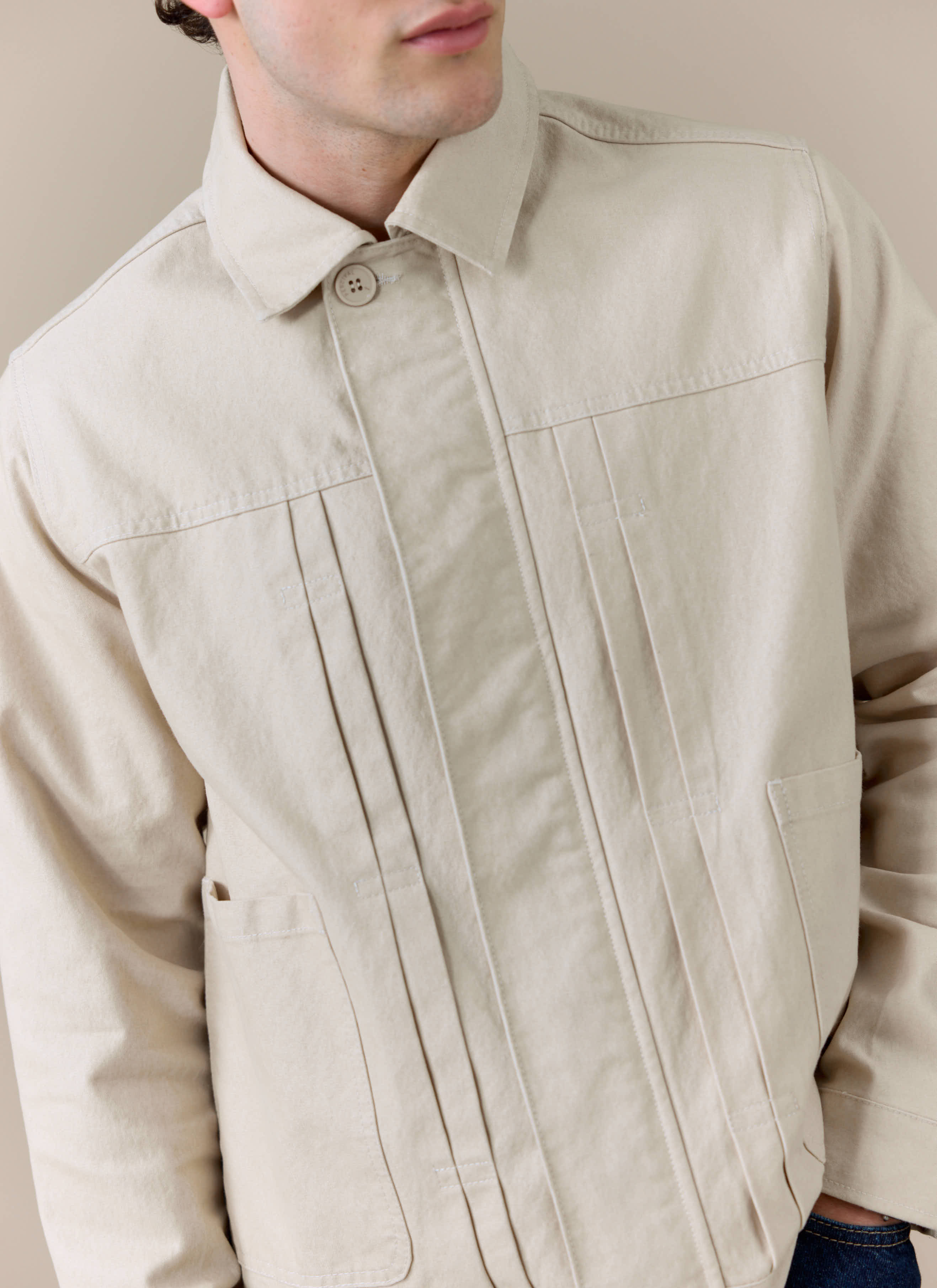 Ernst Jacket | Cotton | Cream - Image 2