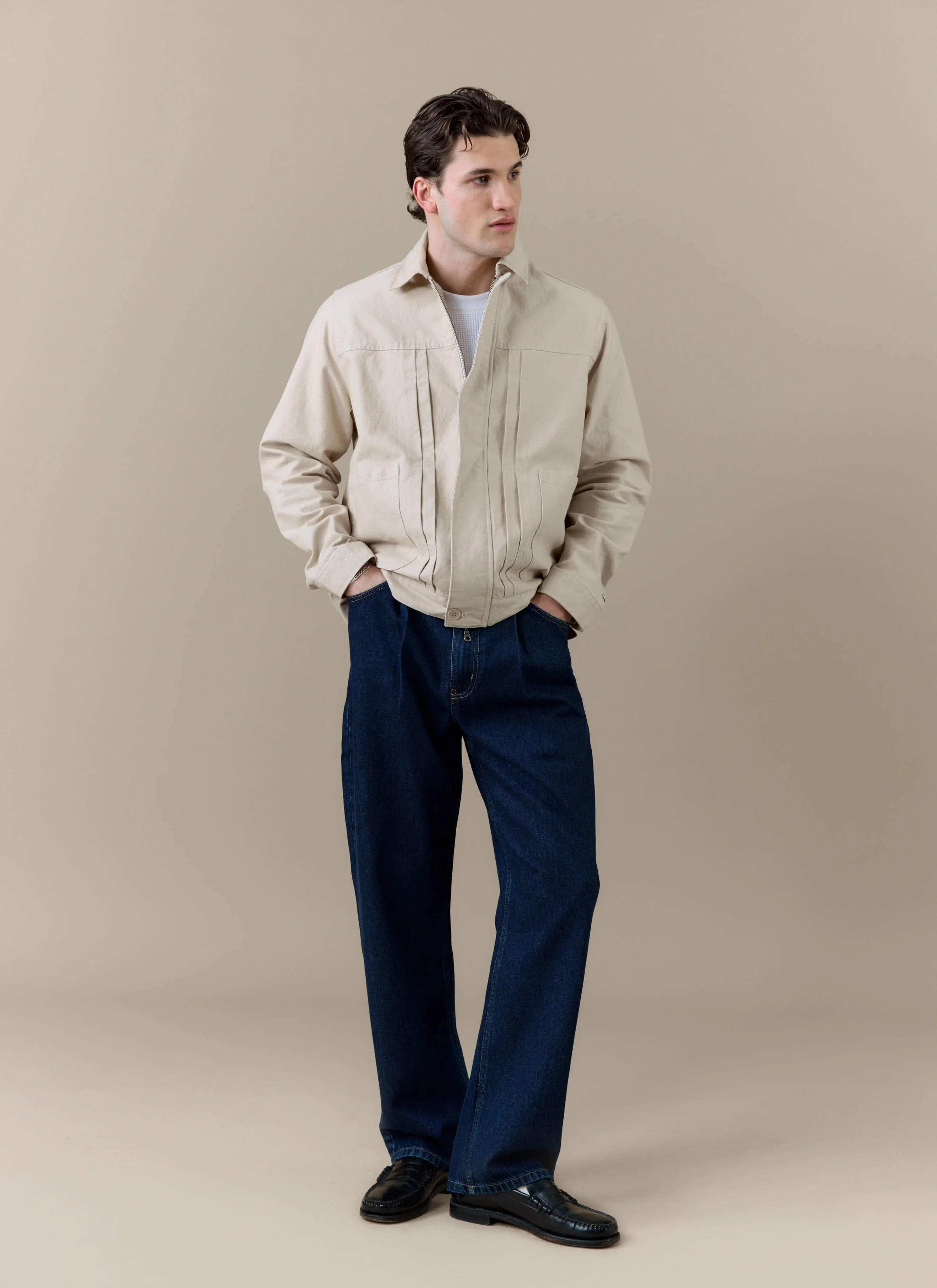 Ernst Jacket | Cotton | Cream - Image 4