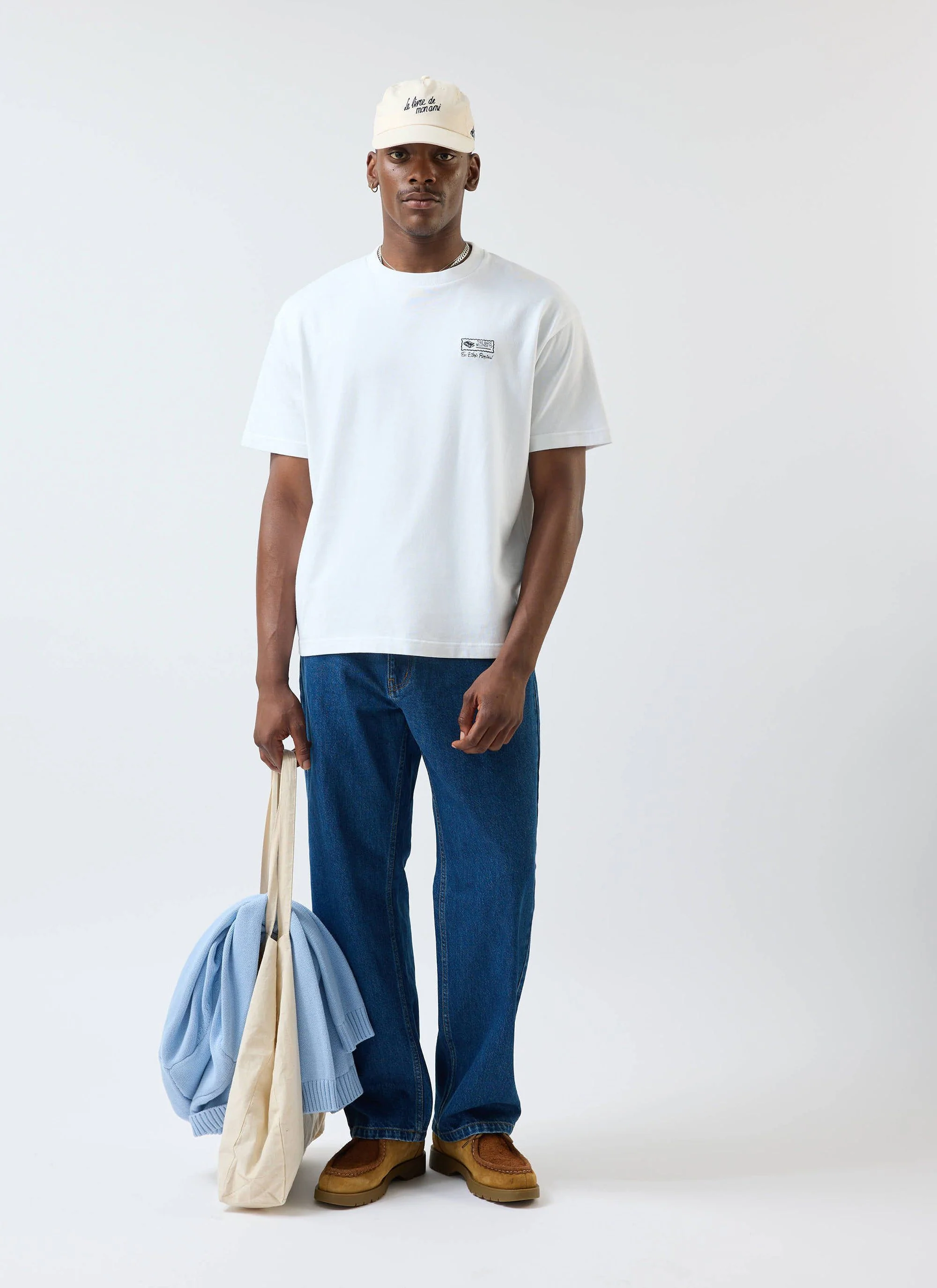 Ex Libris Oversized T Shirt | Cotton | White - Image 2