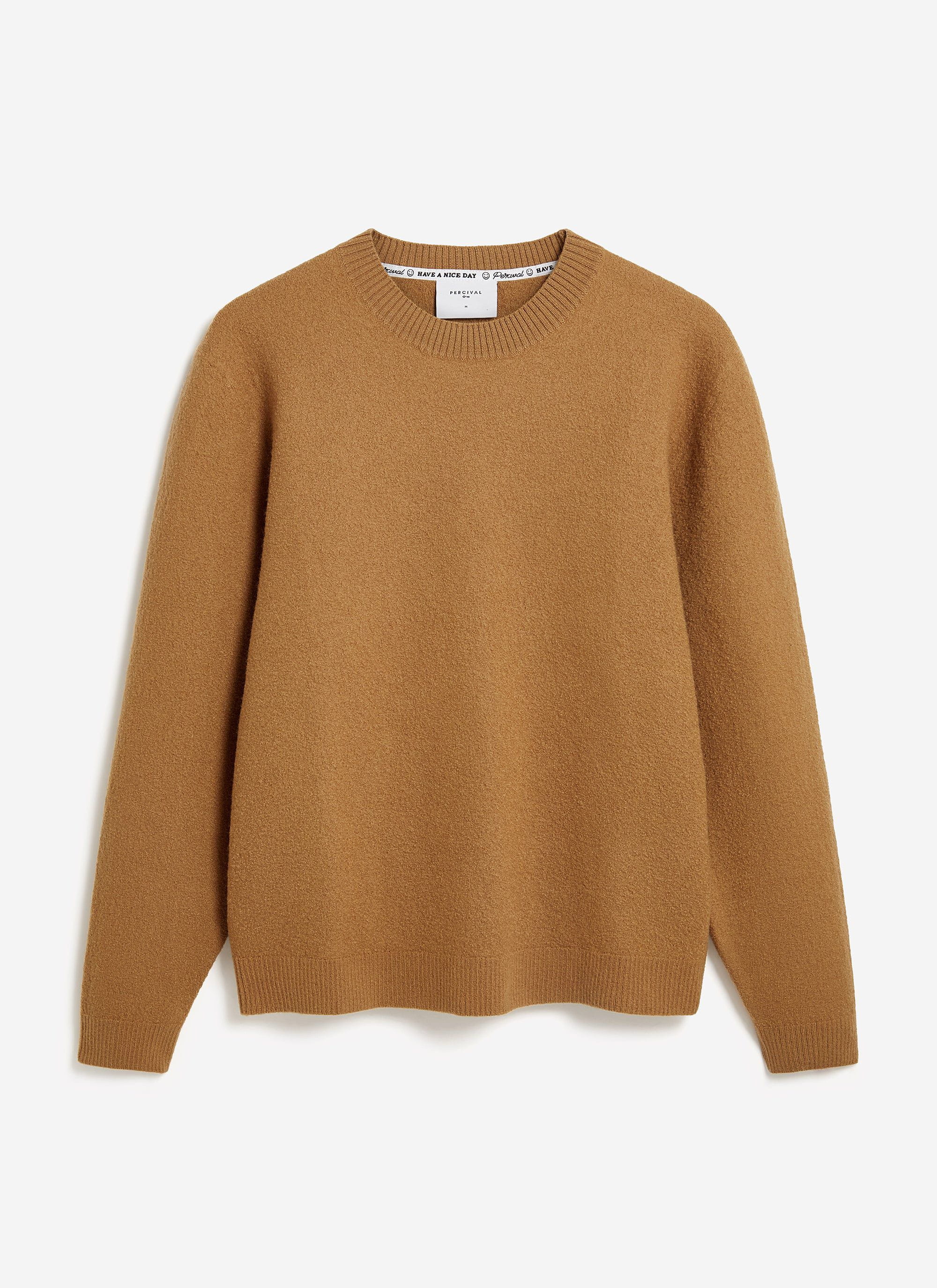 Felted Relaxed Jumper | Wool | Brown - Image 6
