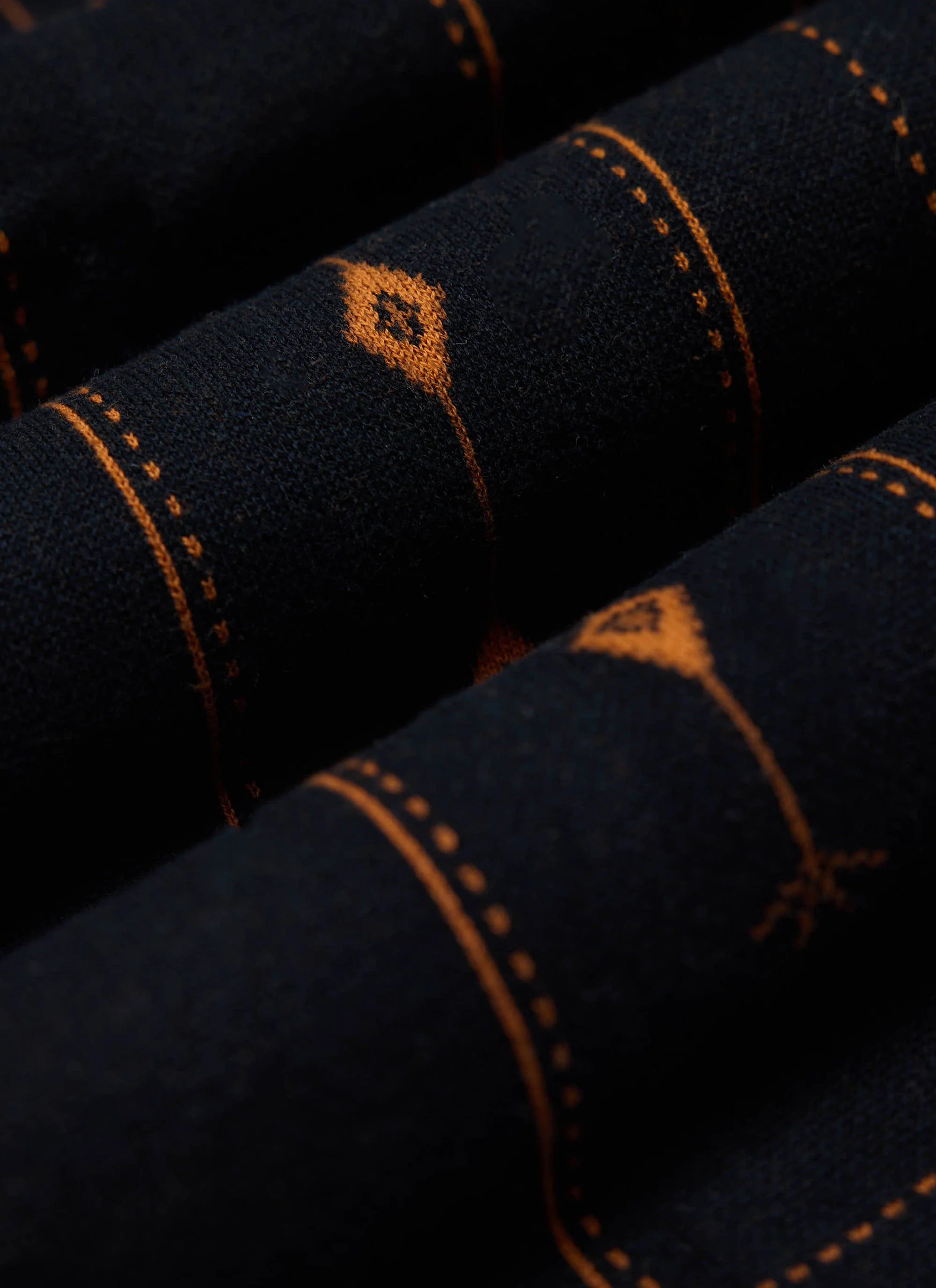 Folio Knitted Shirt | Cotton | Dark Navy - Image 5