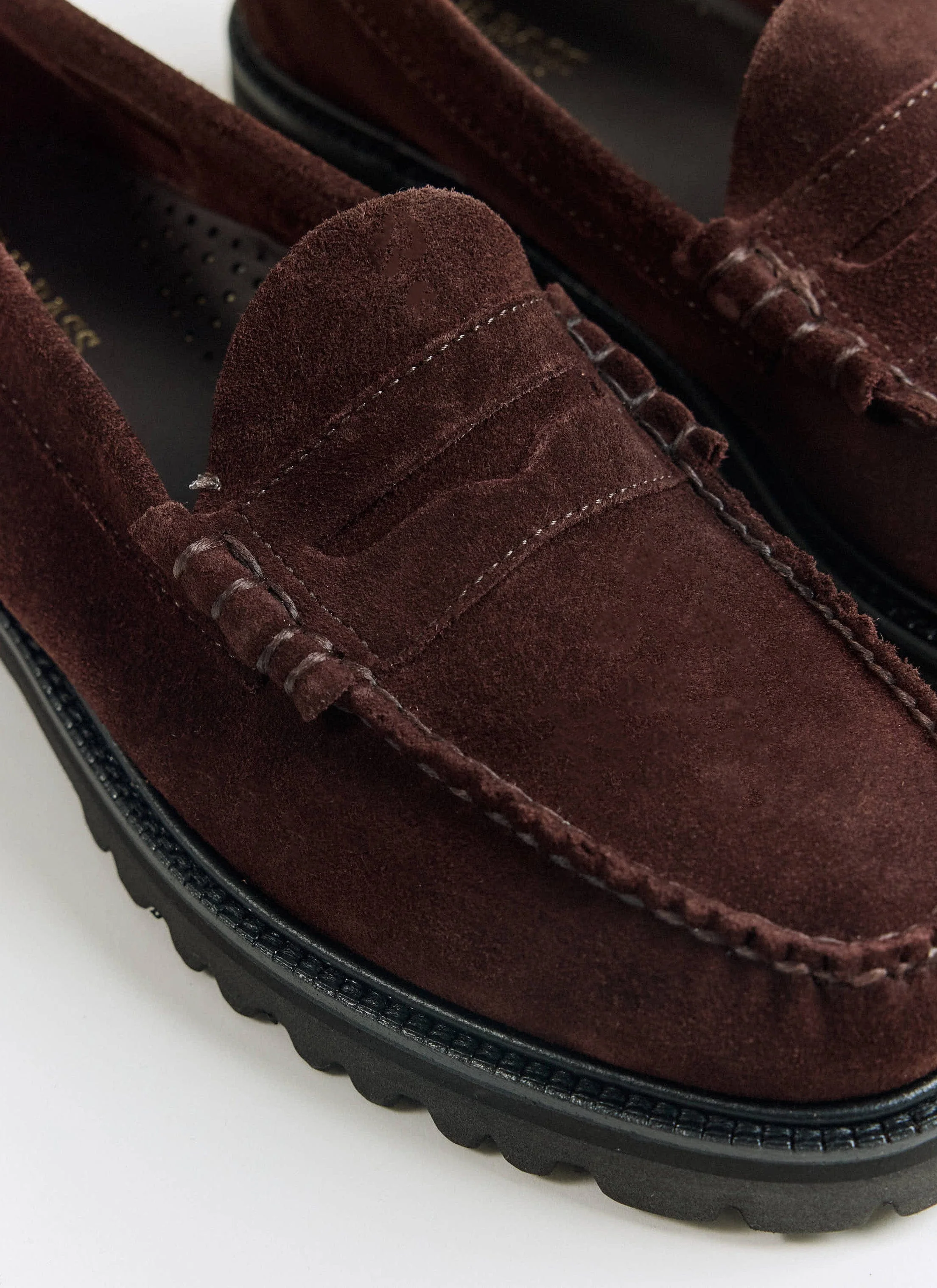 G.H.Bass | Weejun 90 Larson Loafer | Chocolate Suede - Image 3