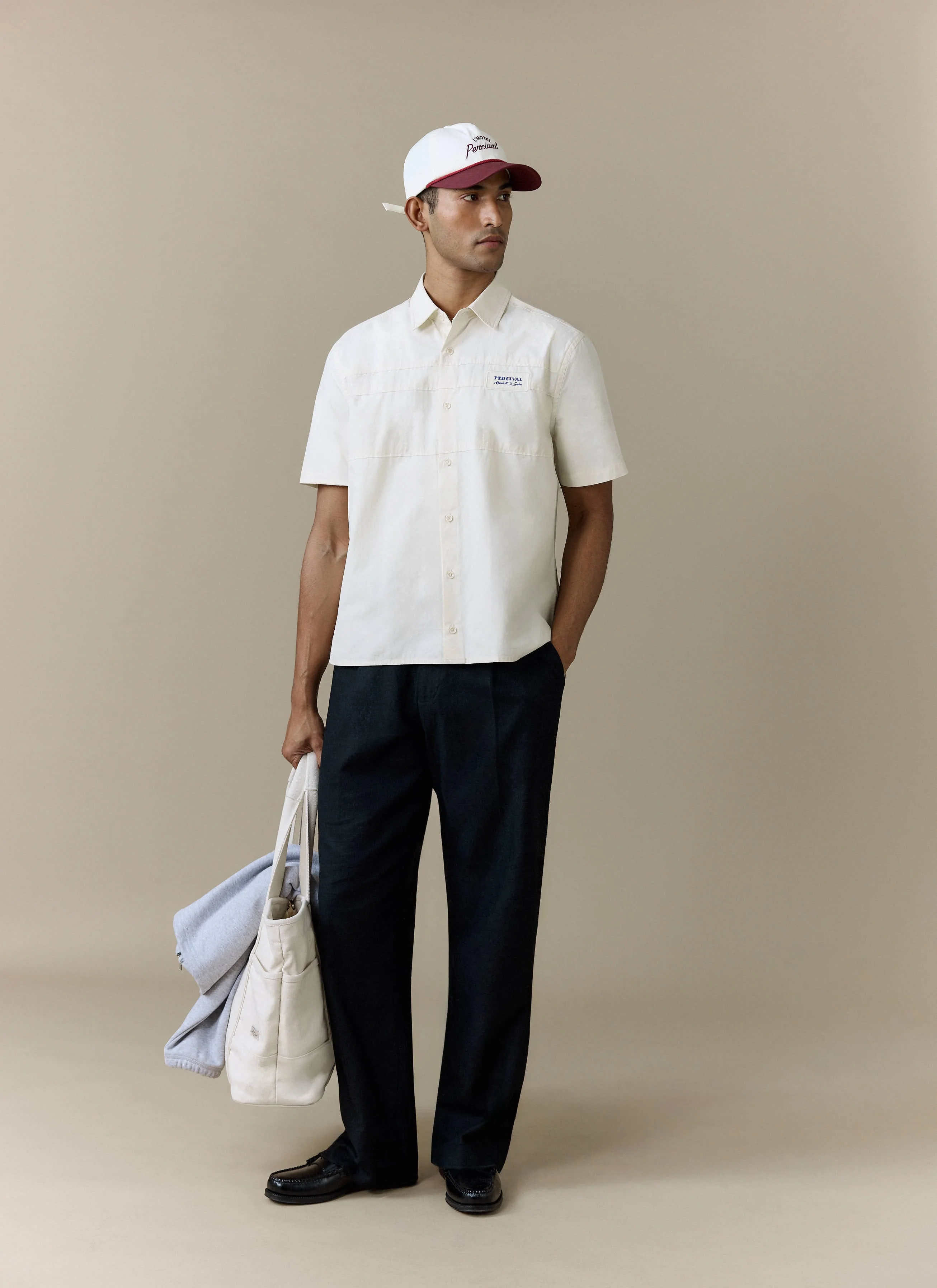 Harlow Boxy Shirt | Cotton | Cream - Image 3