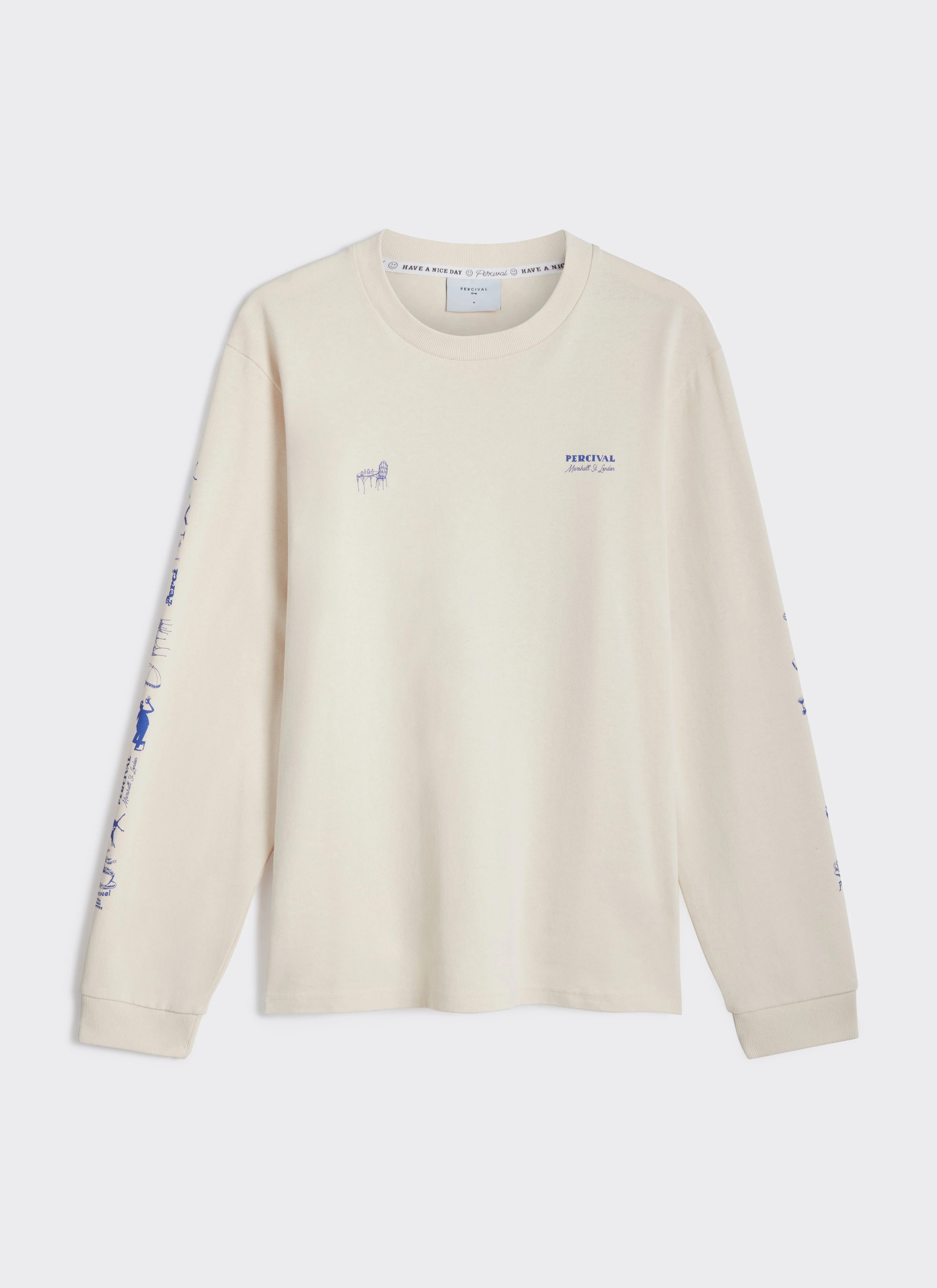 Harlow Fine Wines Long Sleeve T Shirt | Organic Cotton | Cream - Image 10