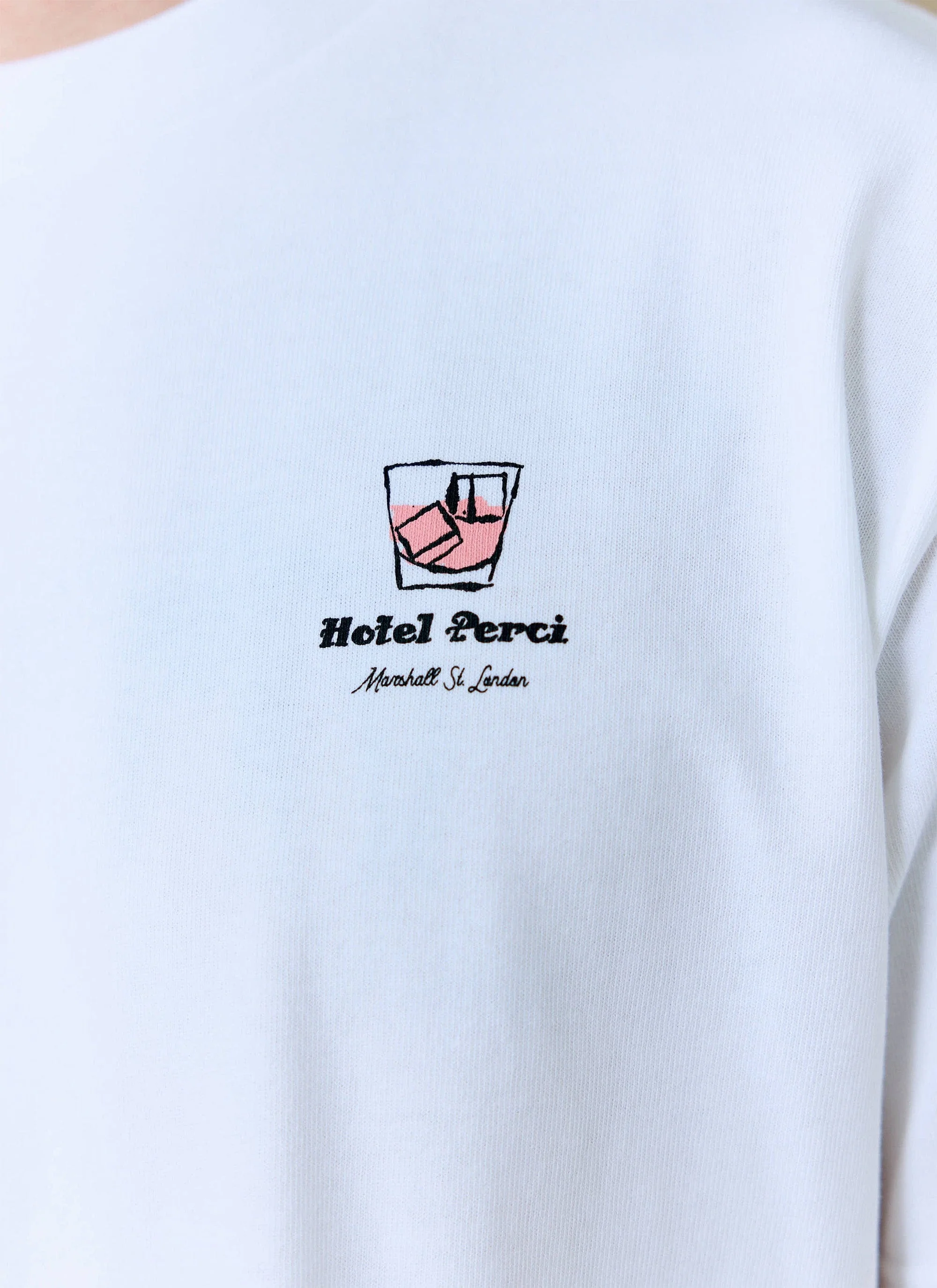 Hotel Bistro Oversized T Shirt | Organic Cotton | White - Image 4