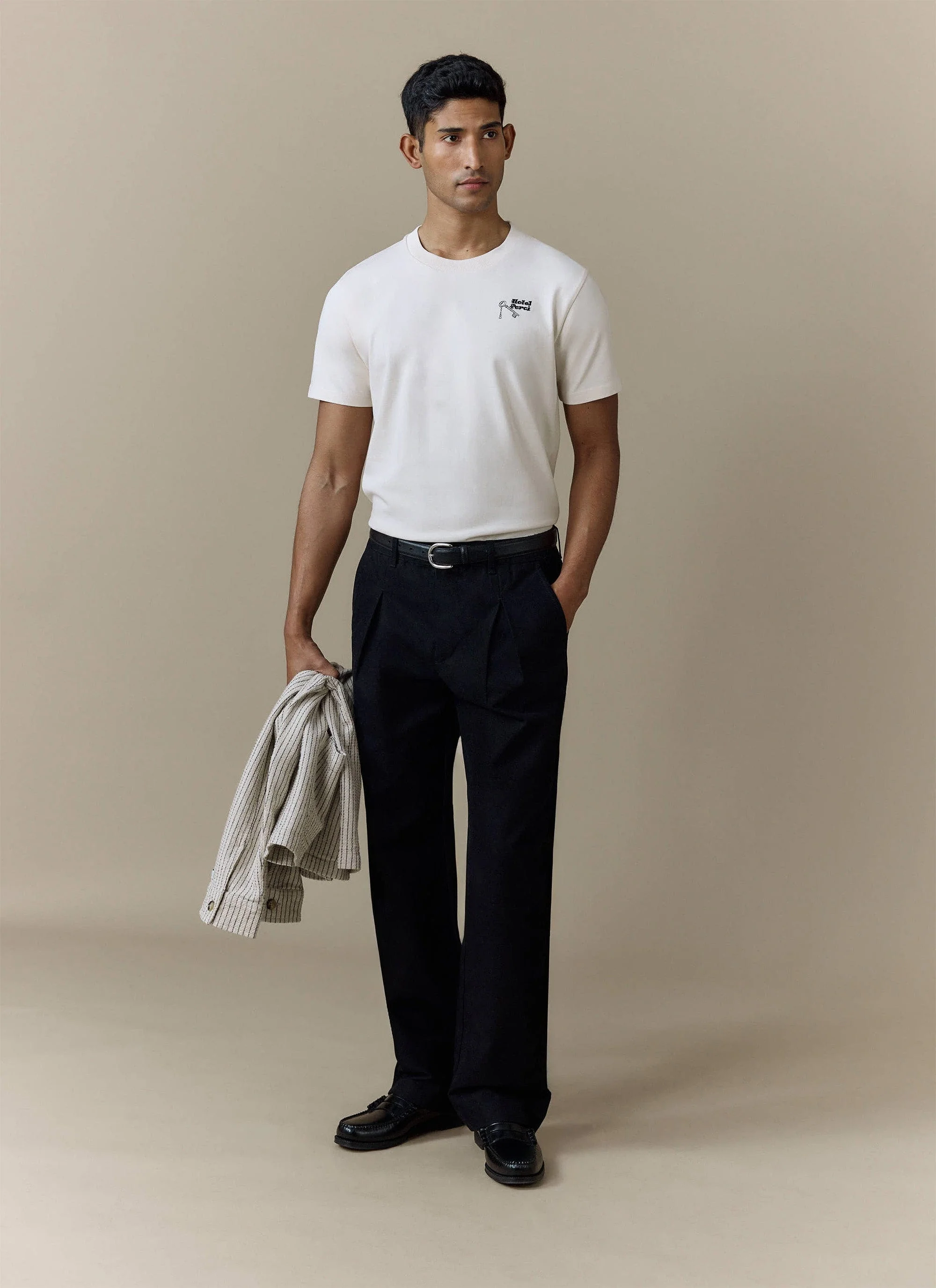 Hotel T Shirt | Organic Cotton | Cream - Image 3