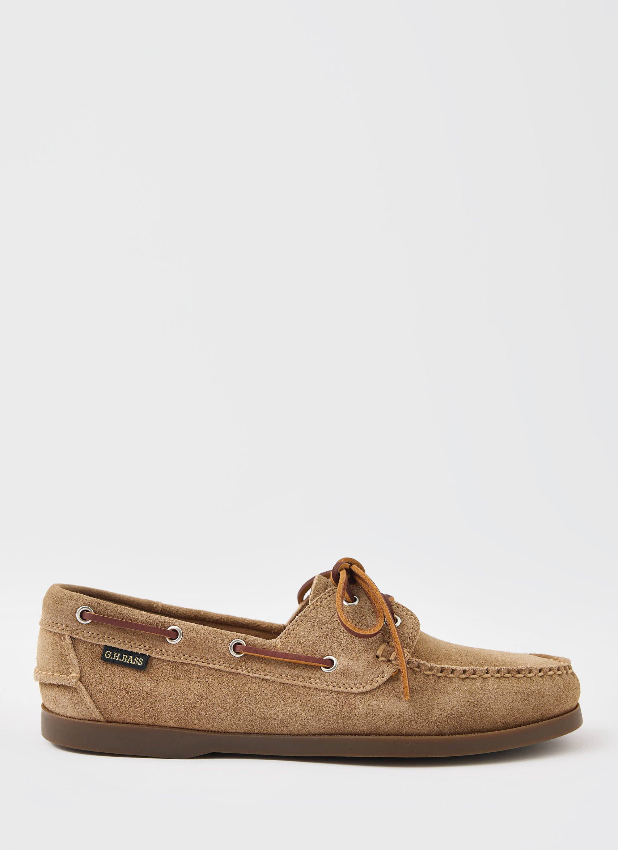 G.H.Bass | Jetty II Boater 2 Eye | Earth Suede - Image 2