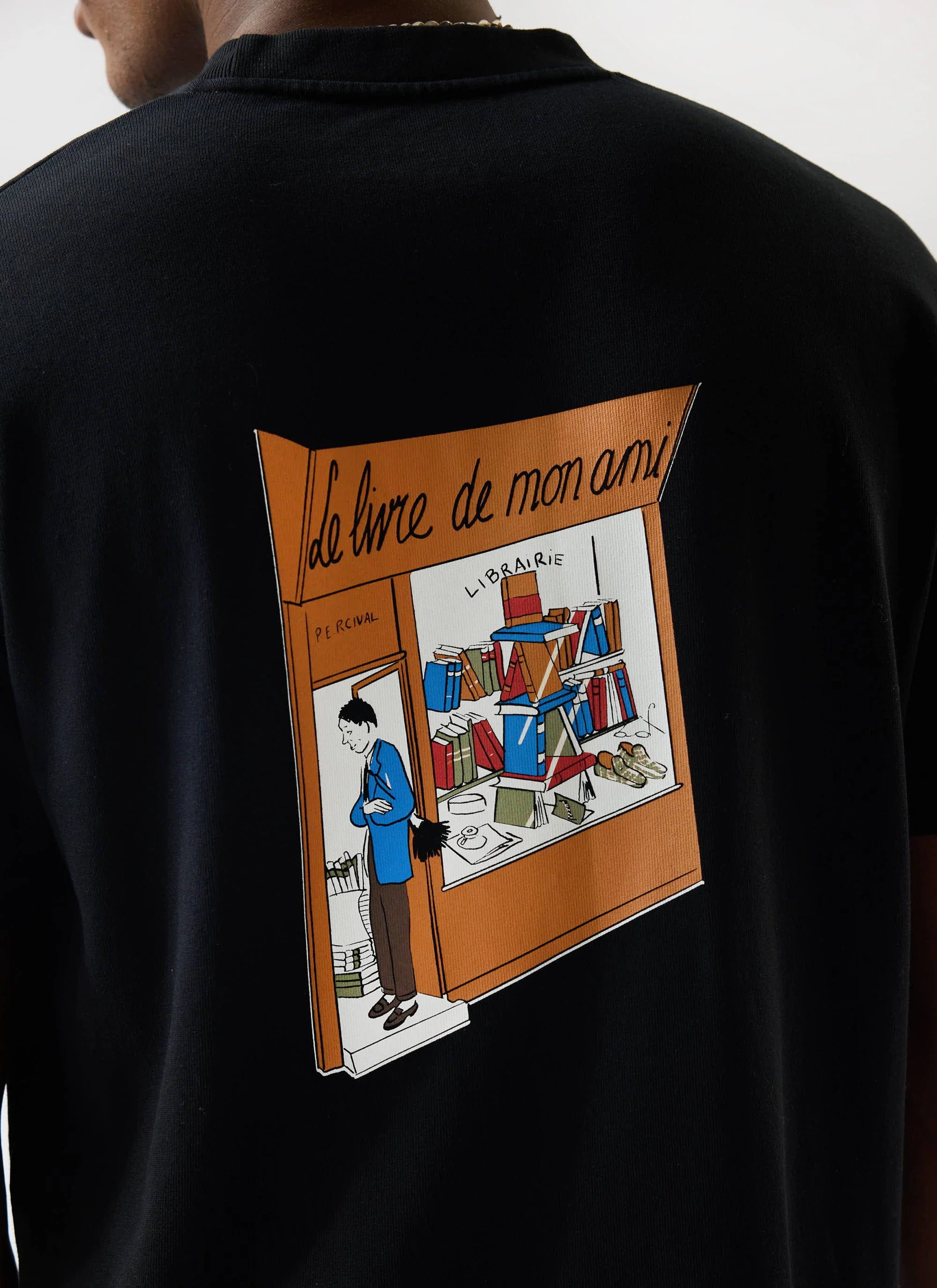 Le Livre De Mon Ami Oversized T Shirt | Cotton | Black
