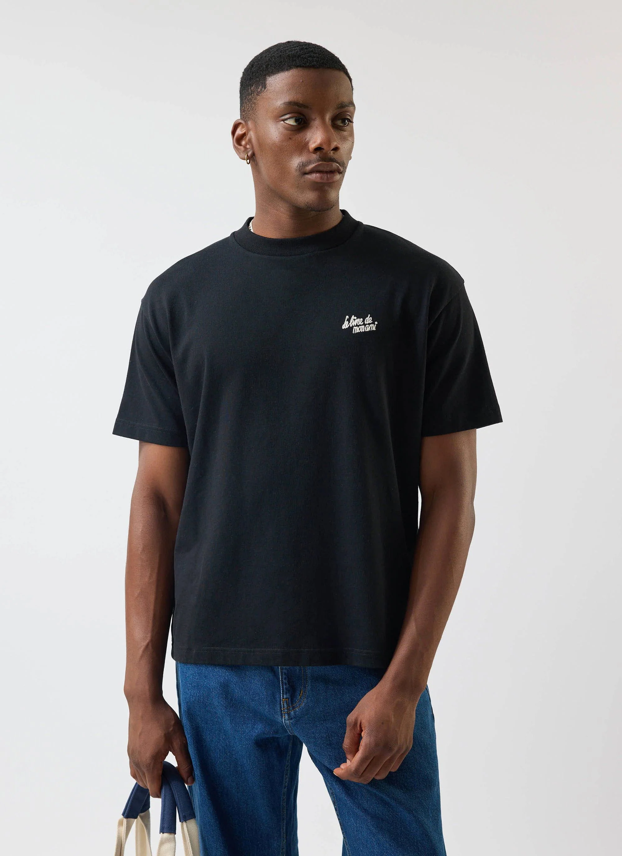 Le Livre De Mon Ami Oversized T Shirt | Cotton | Black - Image 4