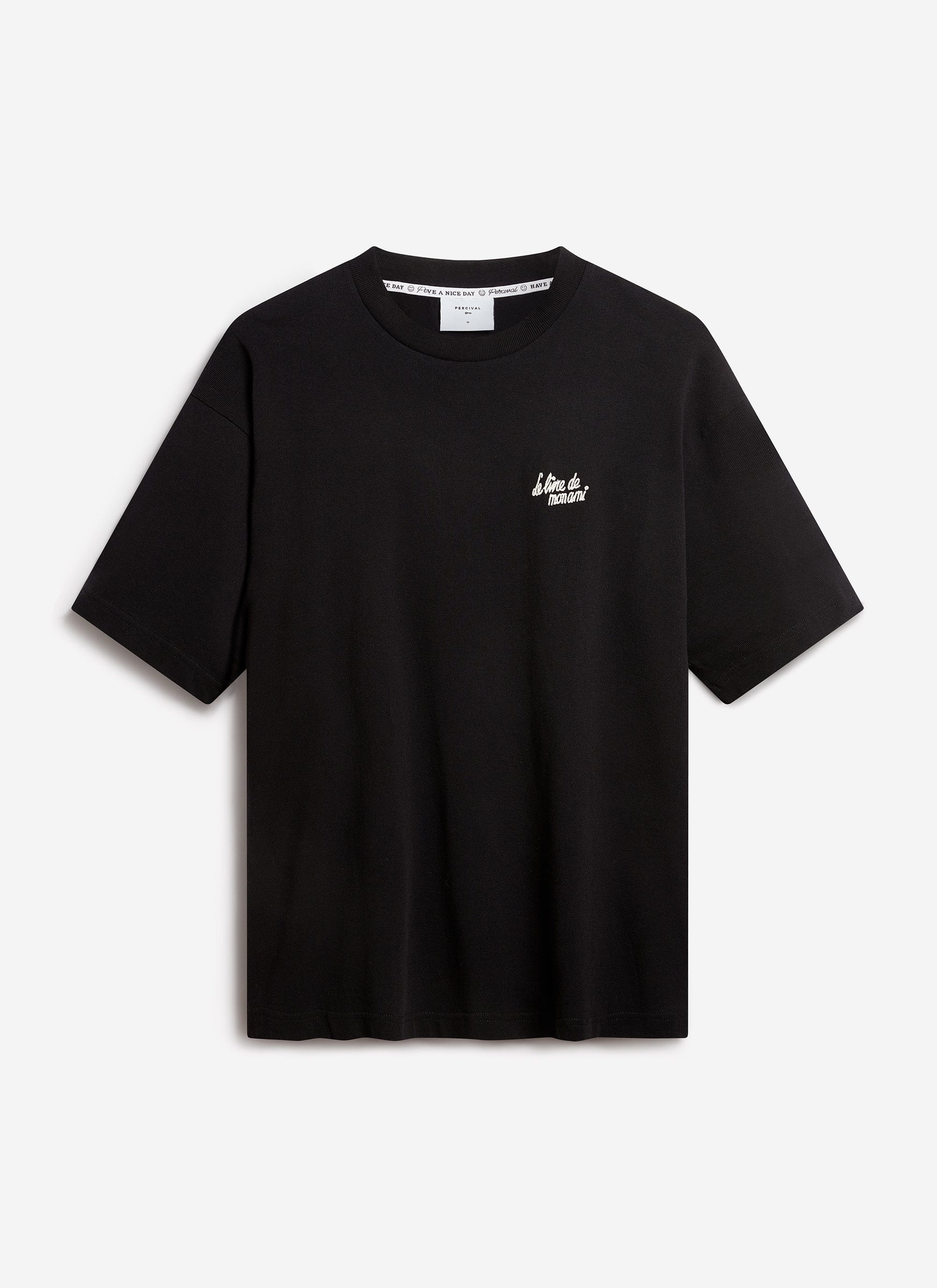 Le Livre De Mon Ami Oversized T Shirt | Cotton | Black - Image 7