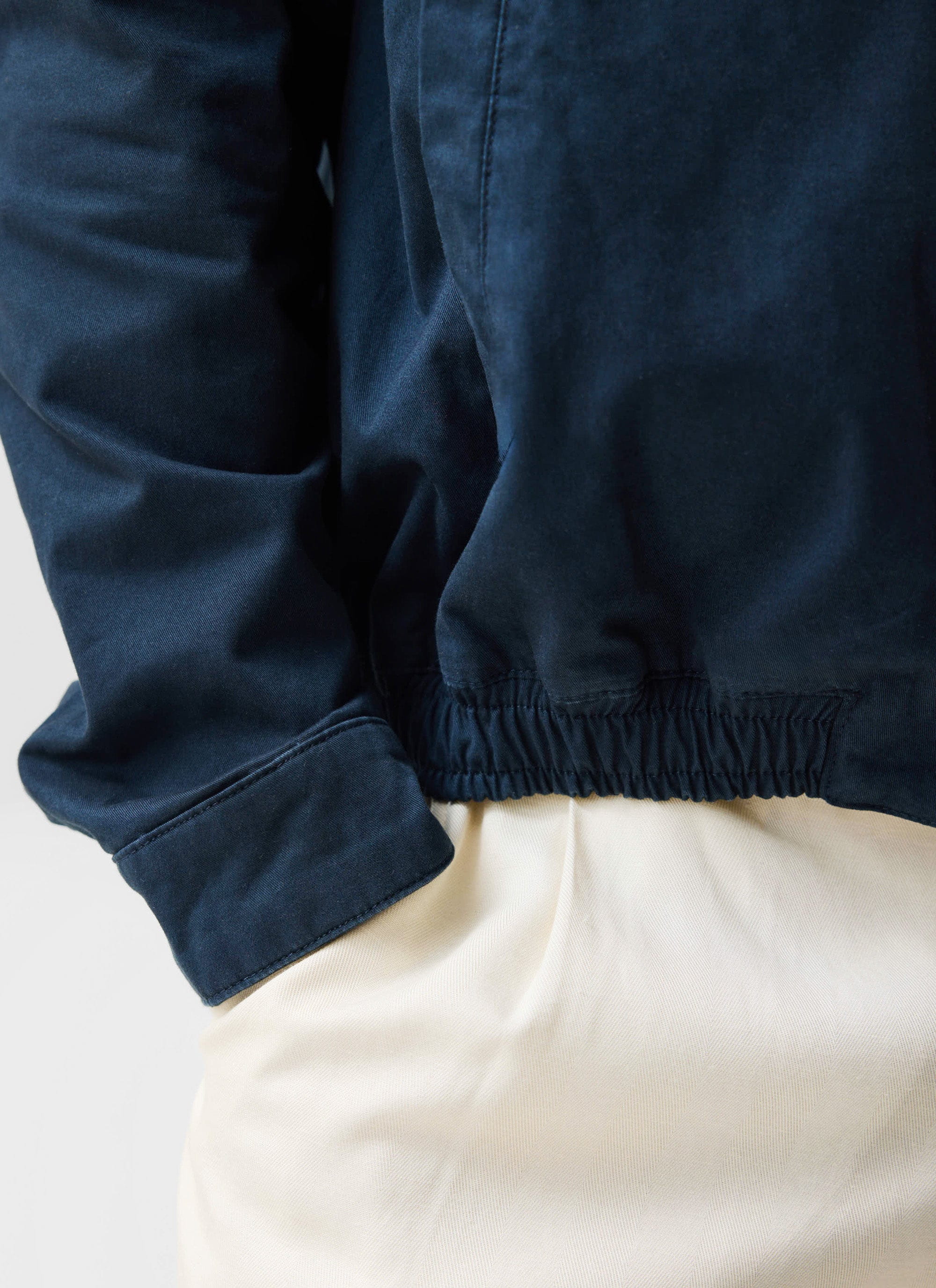 Leo Harrington Jacket | Cotton | Navy - Image 7