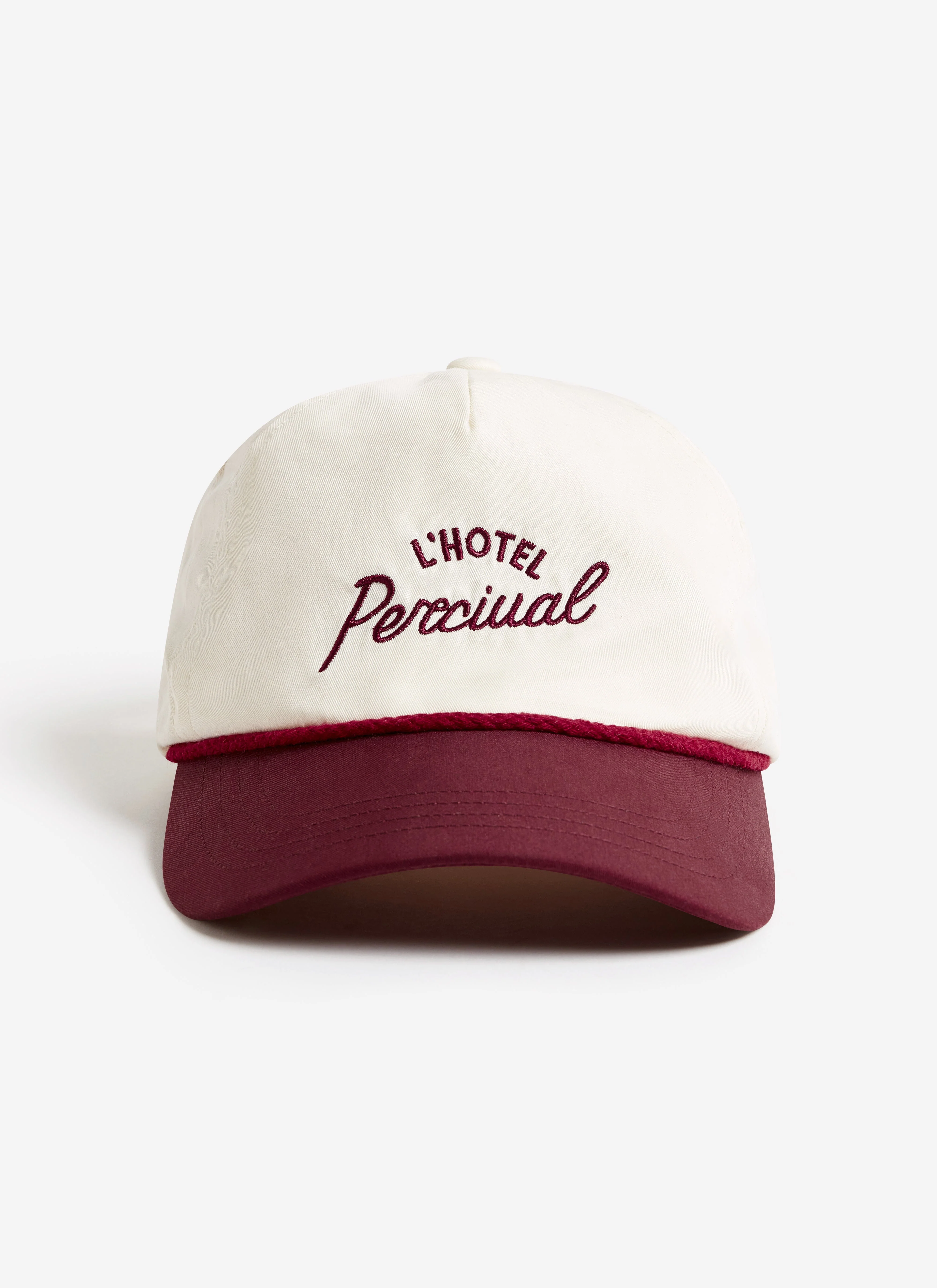 L’Hotel Percival Soft Trucker Cap | Cotton | Cream - Image 2