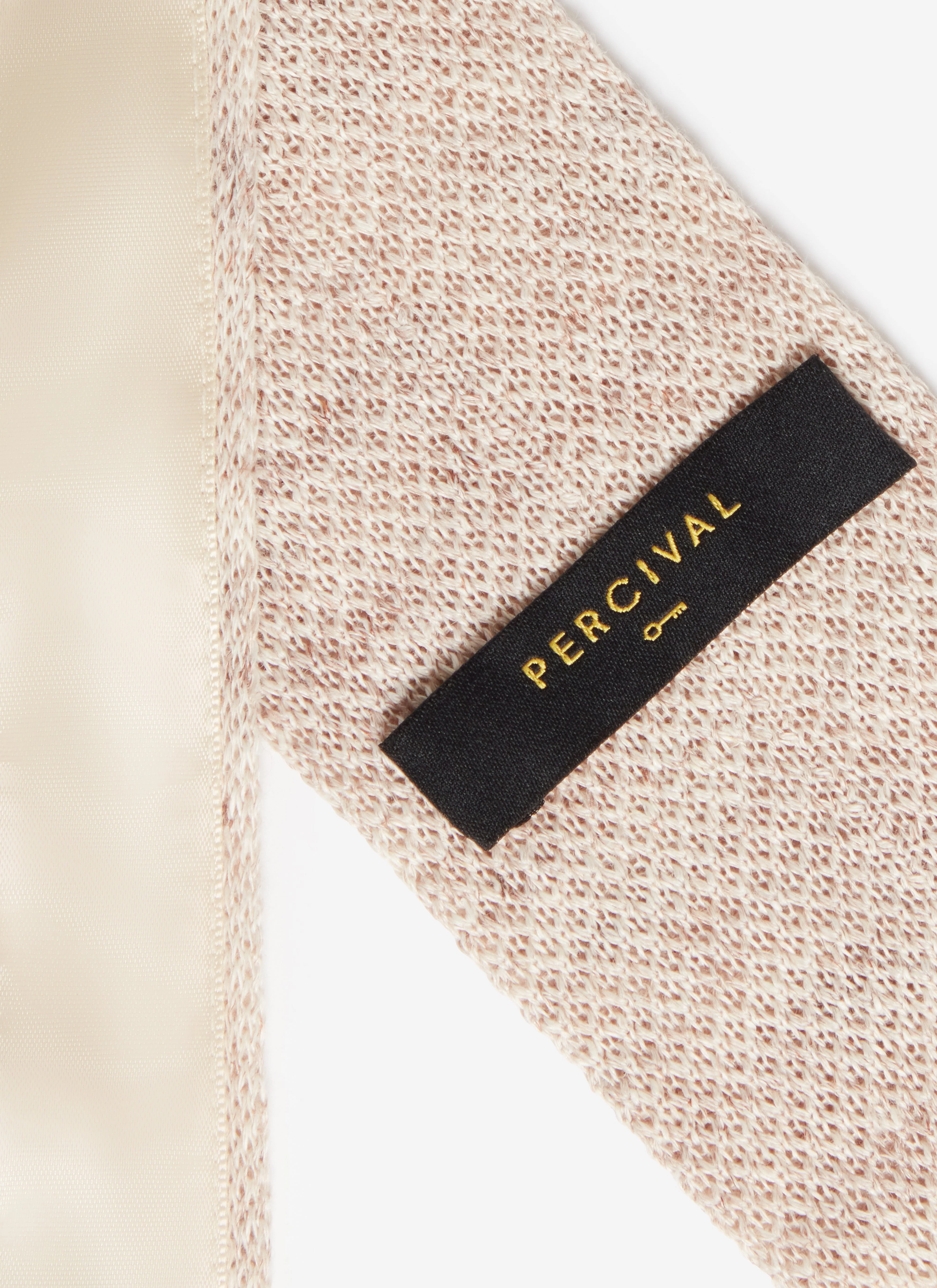 Linen Tie | Oat Marl - Image 2