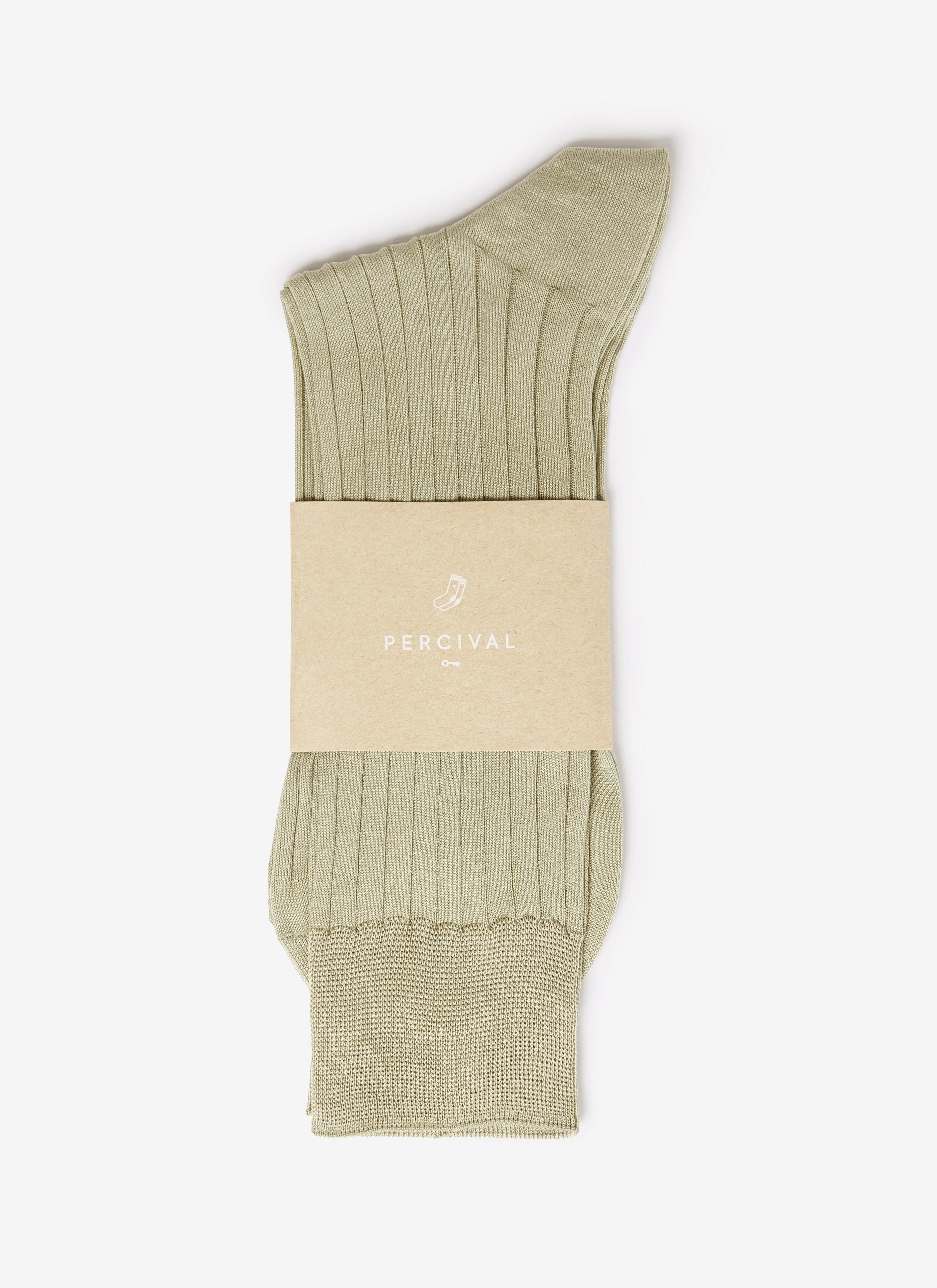 Loafer Dress Socks | Cotton | Sage - Image 2