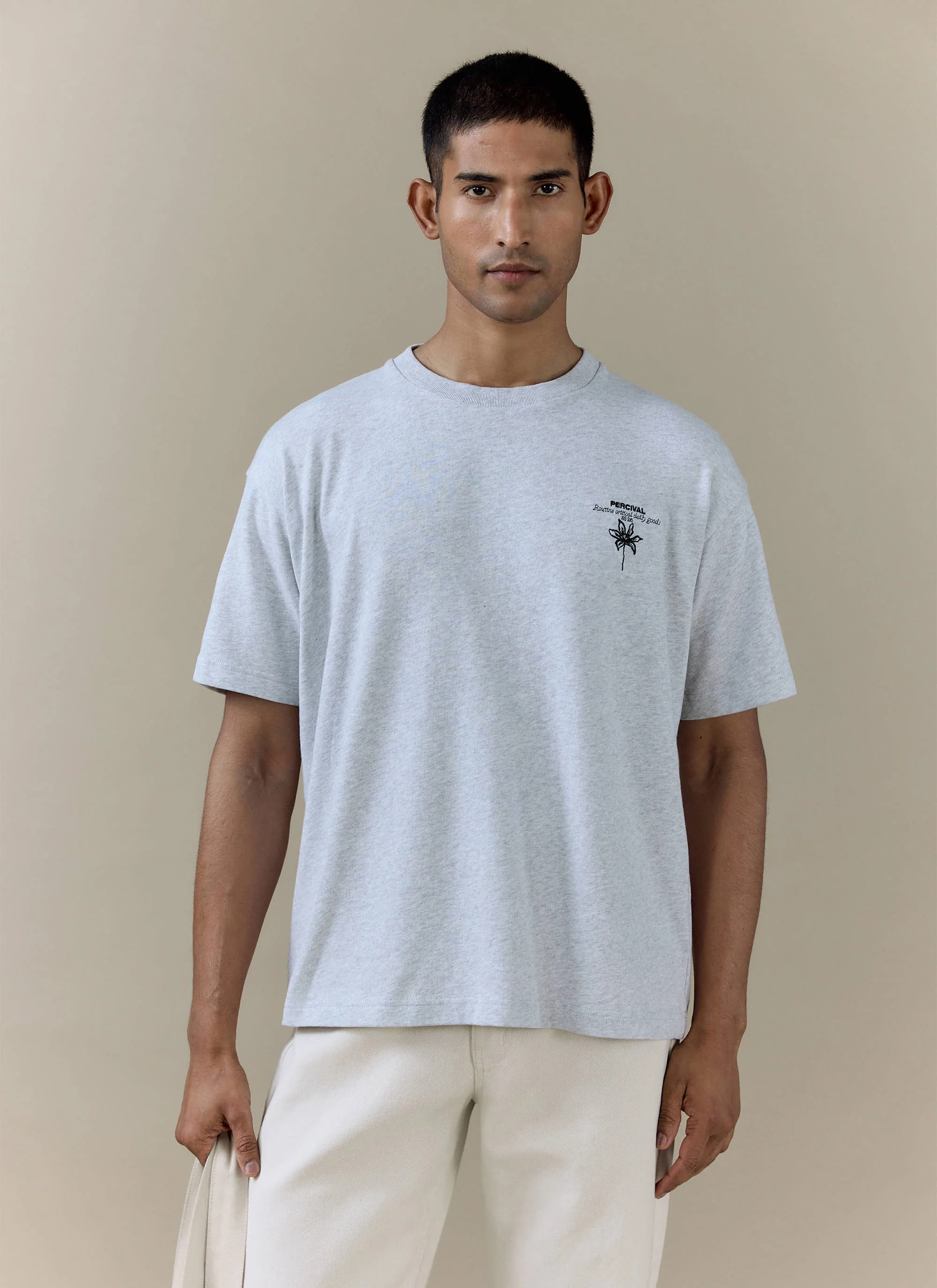 Melvin Oversized T Shirt | Organic Cotton | Grey - Image 4