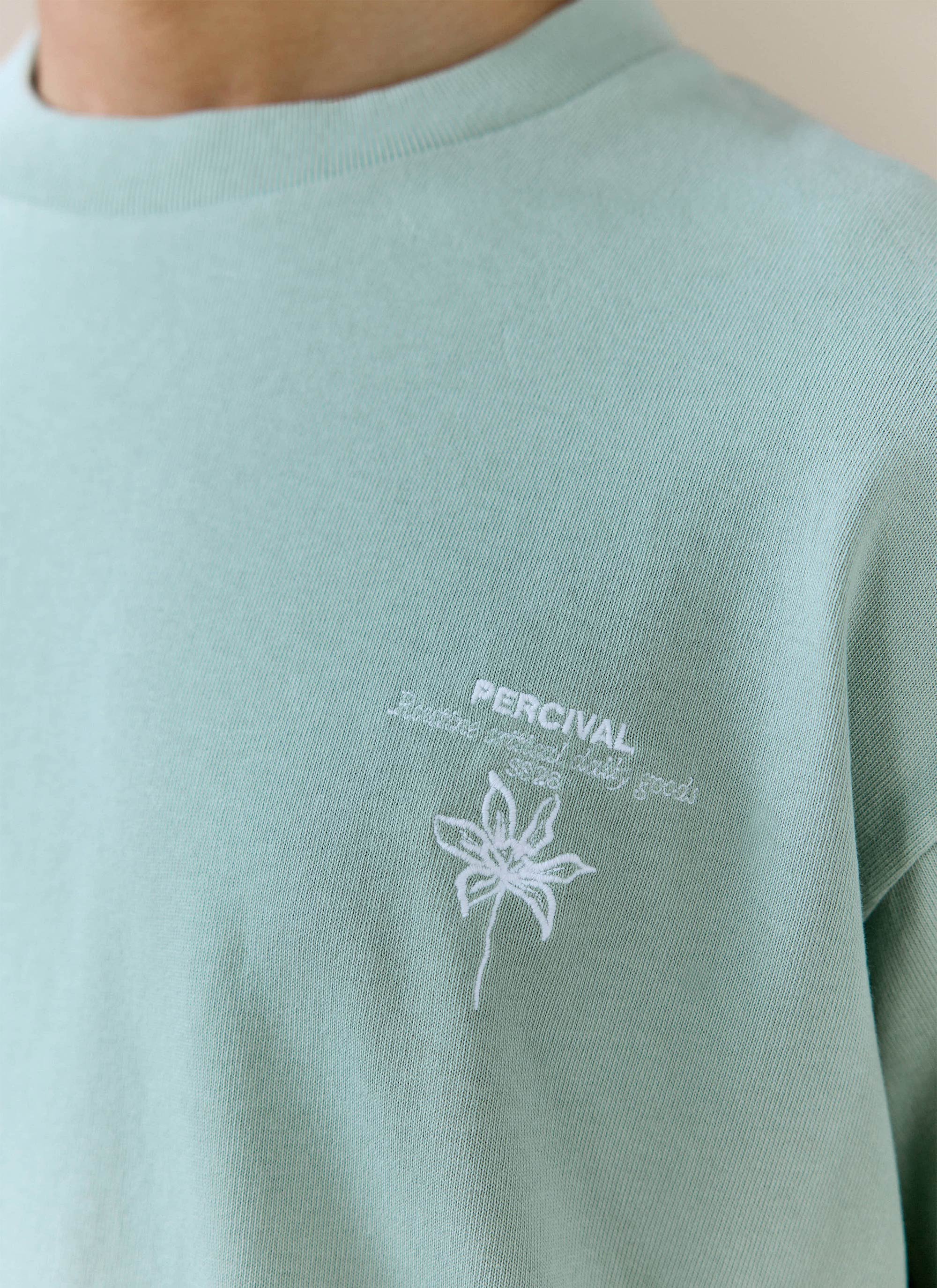 Melvin Oversized T Shirt | Organic Cotton | Sage - Image 2