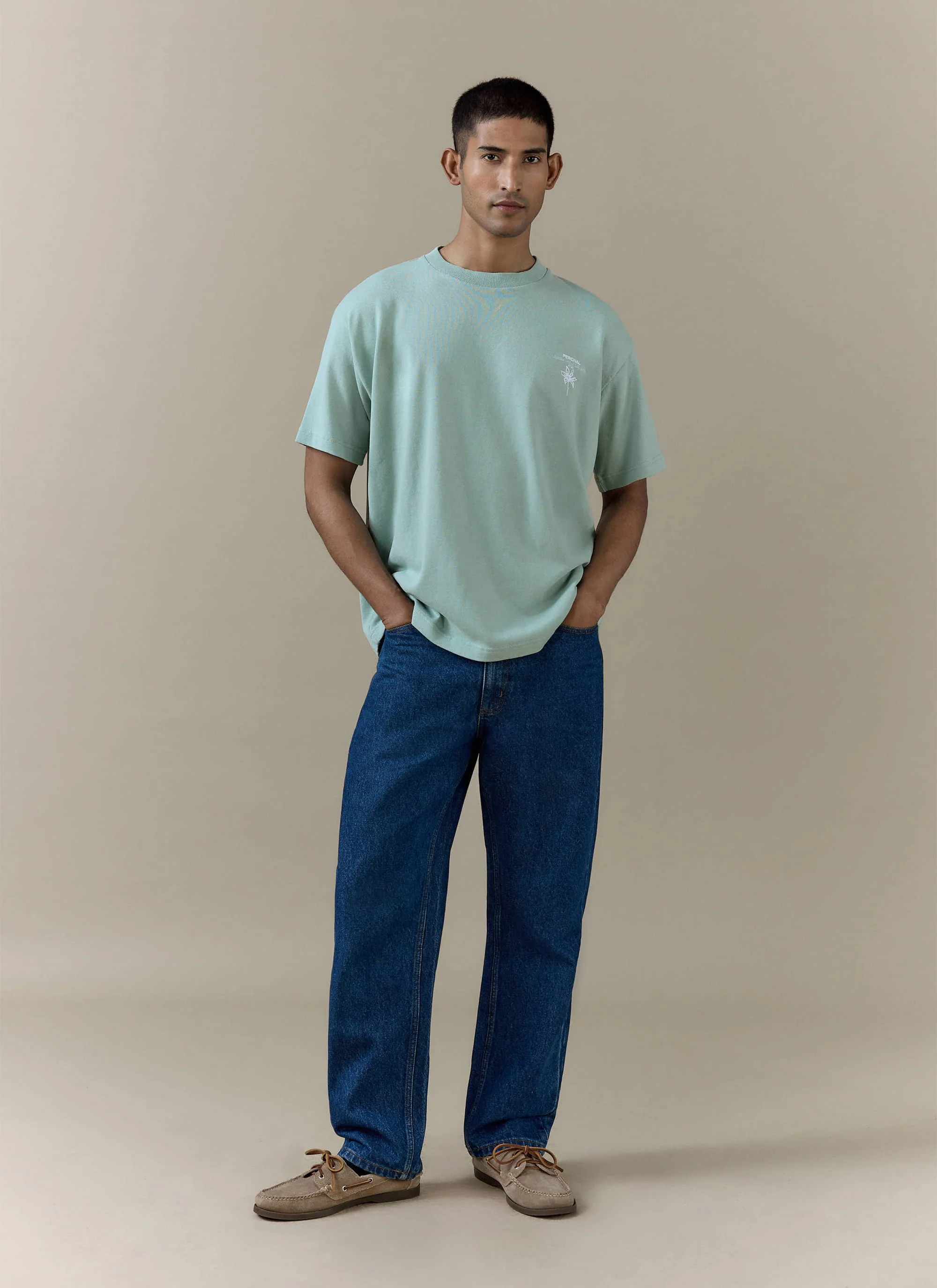 Melvin Oversized T Shirt | Organic Cotton | Sage - Image 4