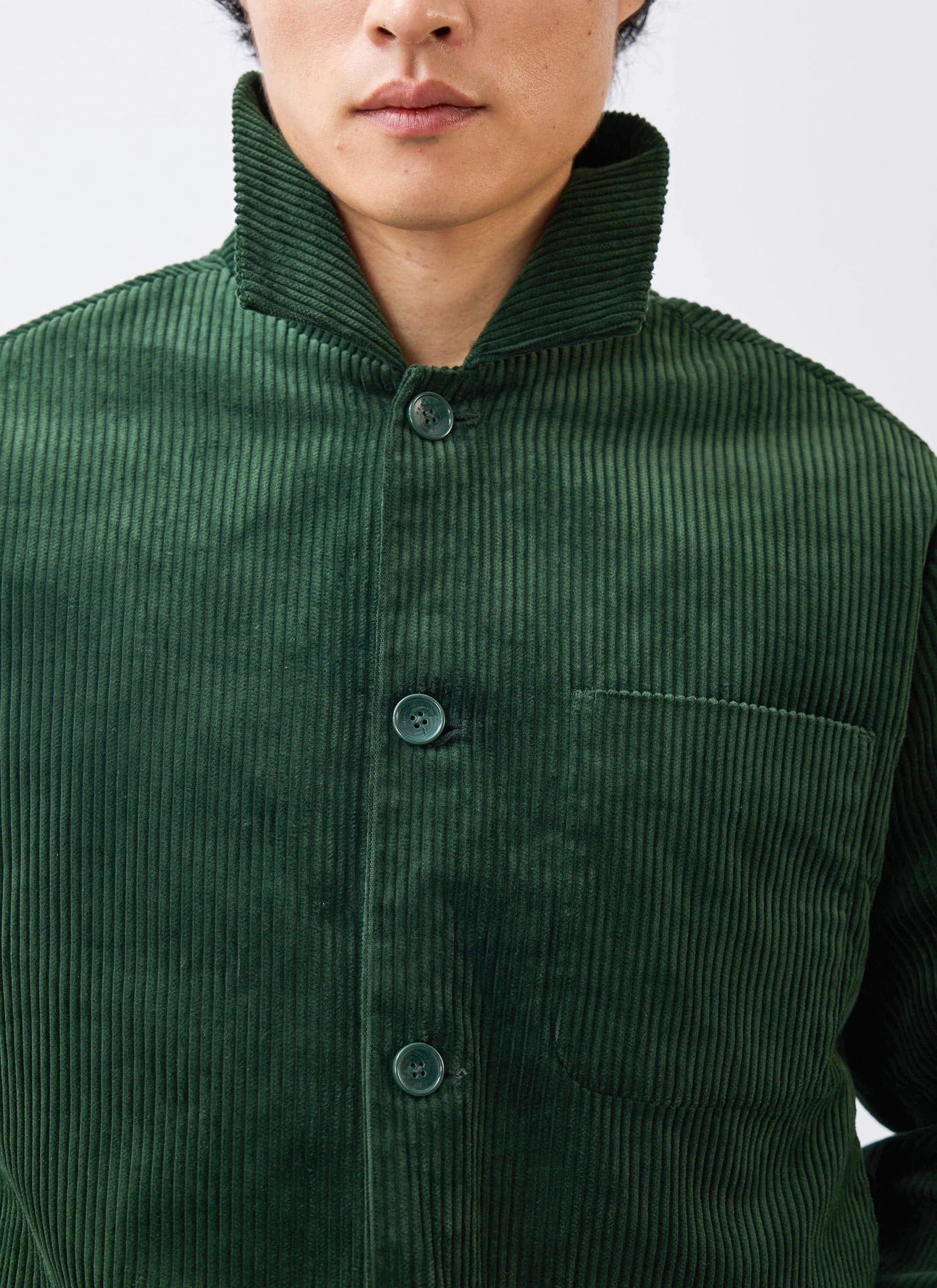 Cord Overshirt | Forest - Image 4