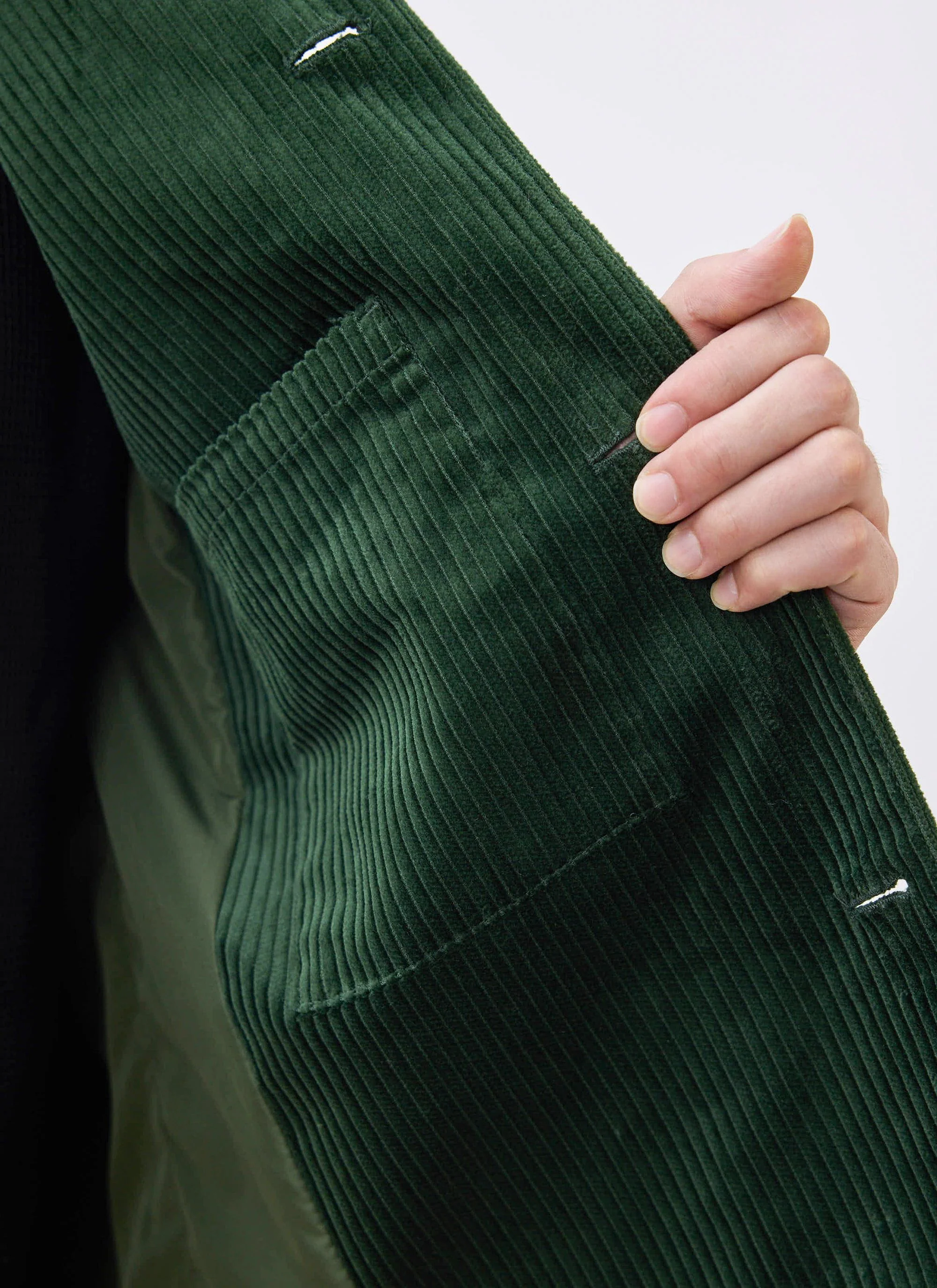 Cord Overshirt | Forest - Image 5