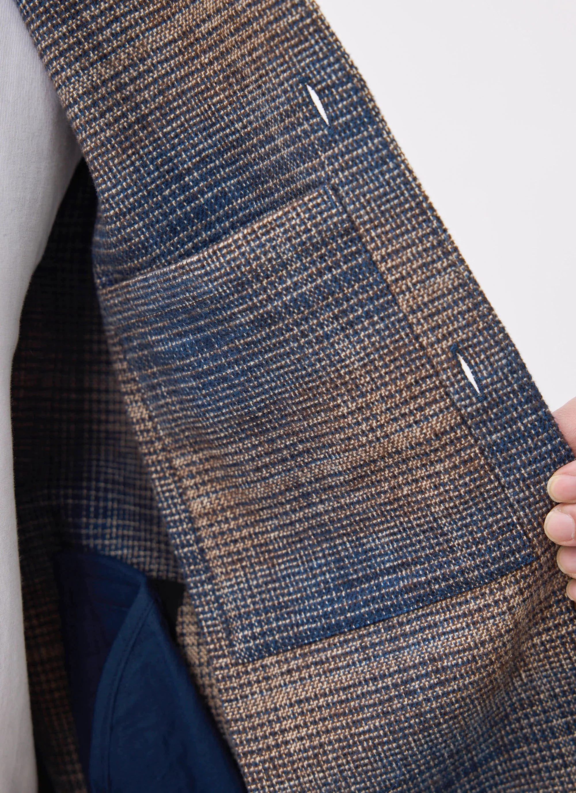 Luton Check Overshirt | Brown - Image 7