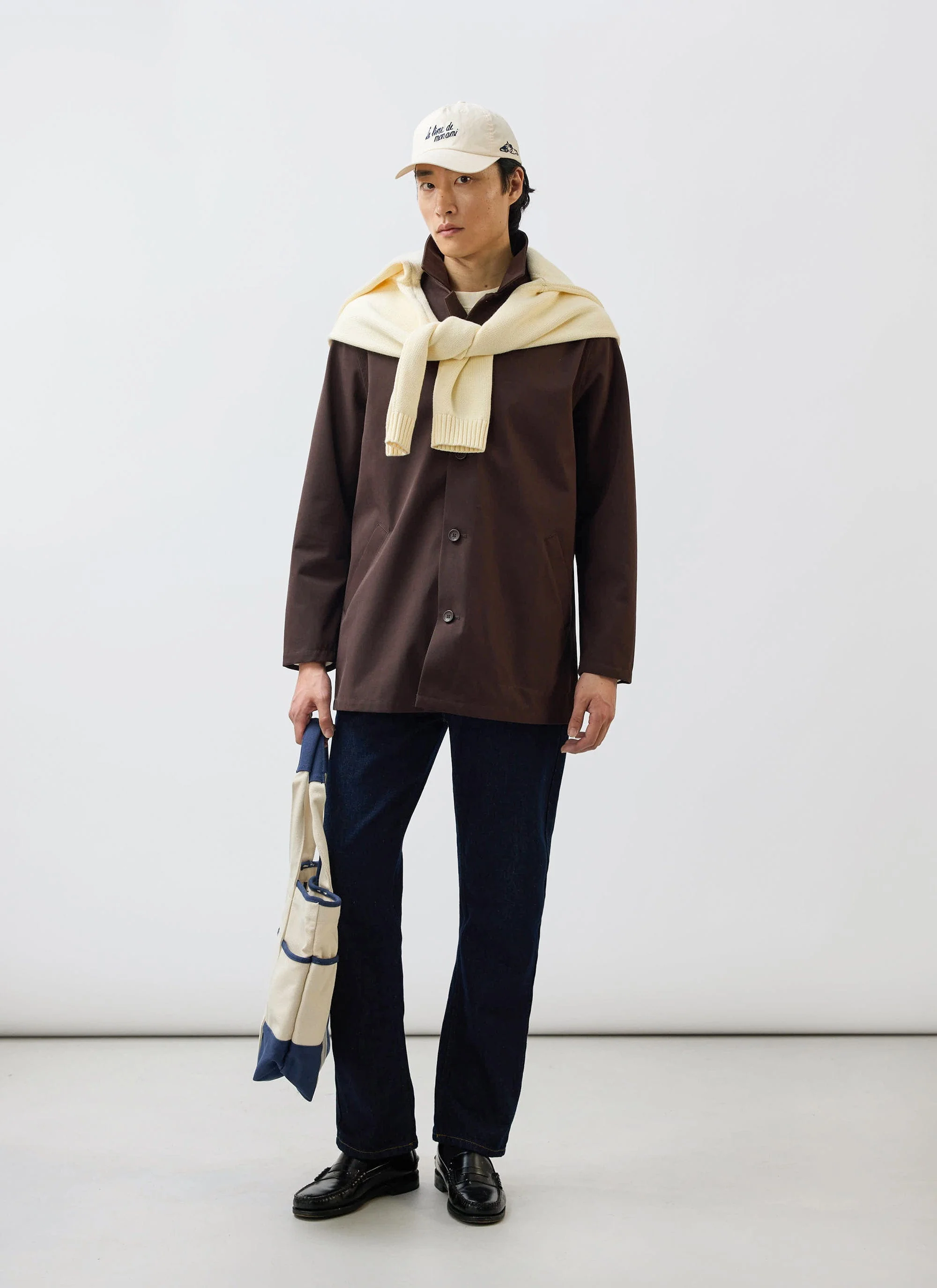 Sherlock Short Trench Coat | Waterproof | Espresso with Cinnamon - Image 3