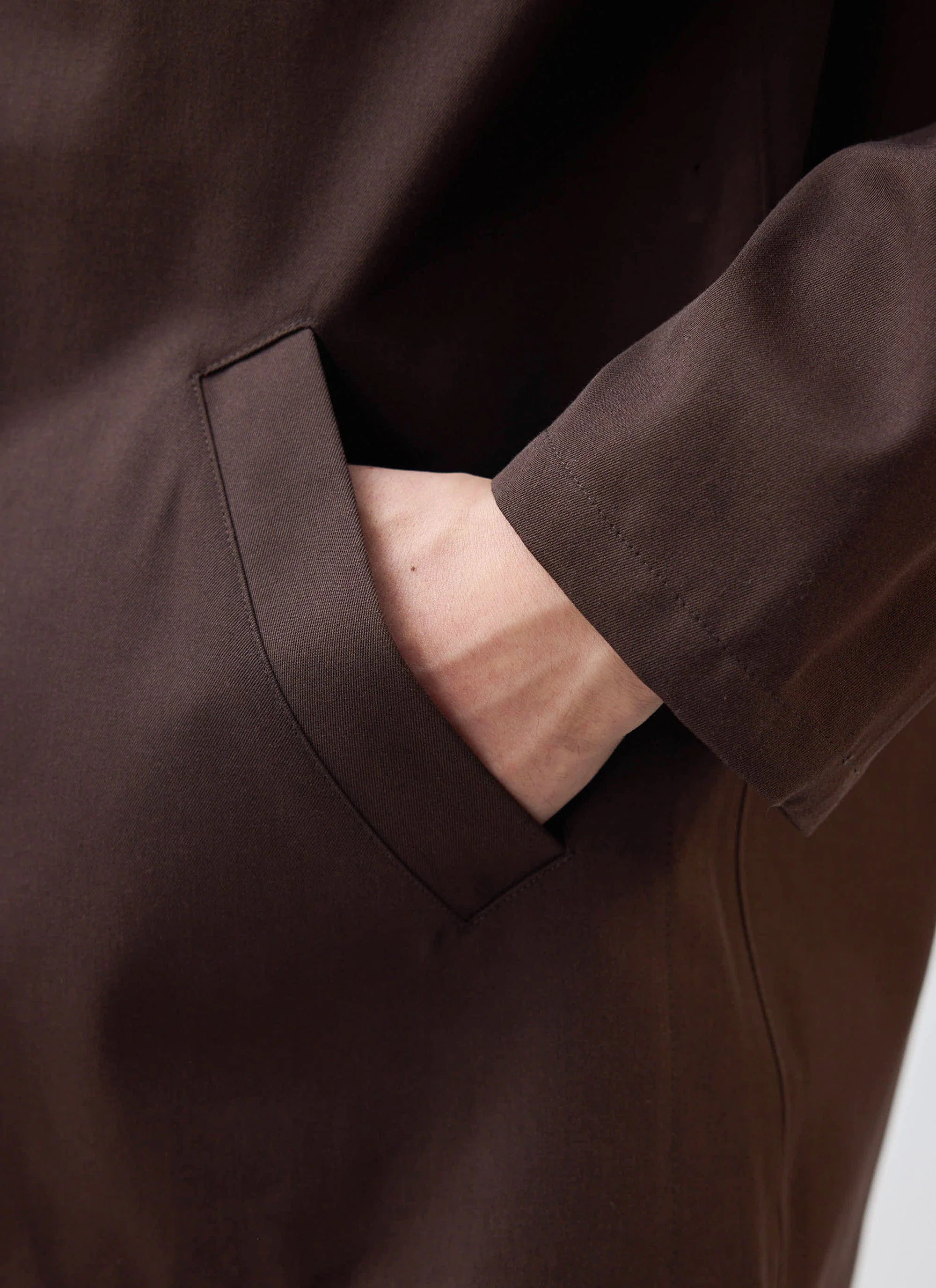 Sherlock Short Trench Coat | Waterproof | Espresso with Cinnamon - Image 6