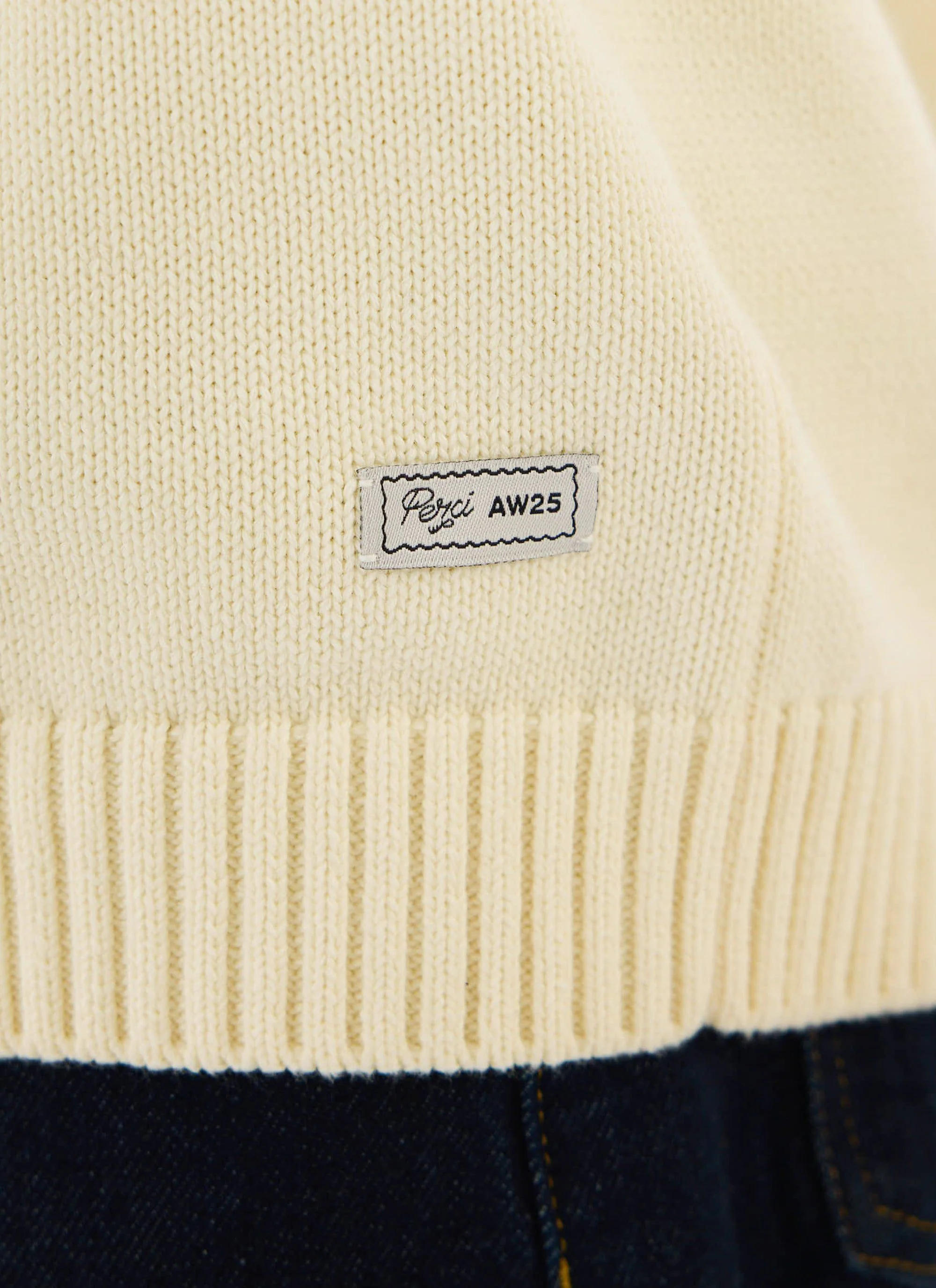 Verso Short Sleeve Knitted Shirt | Cotton | Cream - Image 6